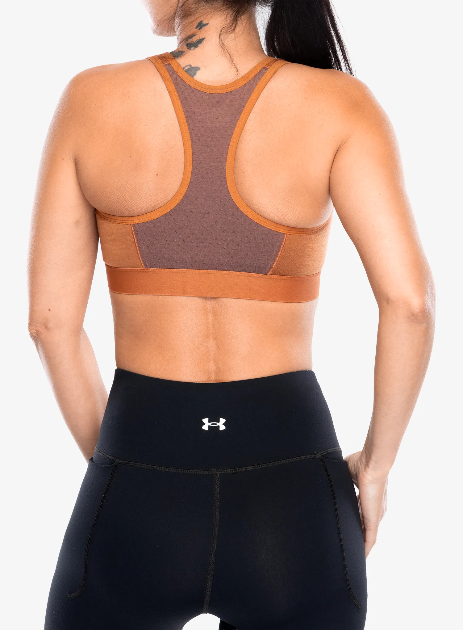 Sport-BH Icebreaker Merino 125 ZoneKnit Racerback Bra - dusty clay/carob/cb
