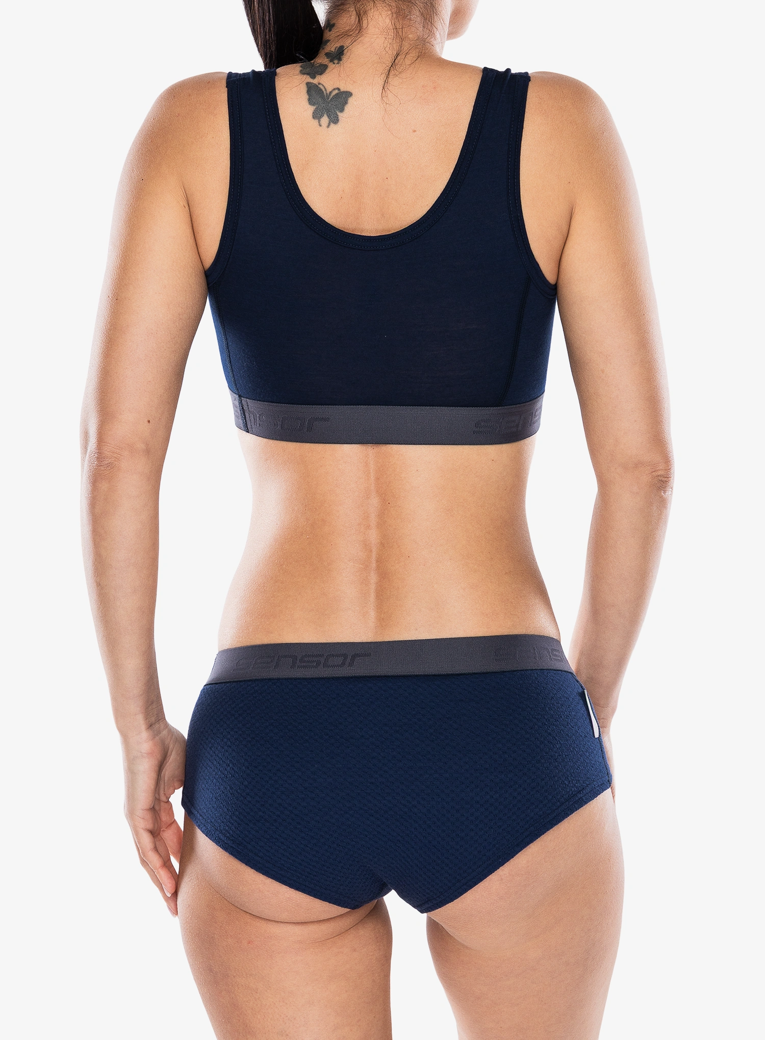 Sport-BH Sensor Merino Active Bra - deep blue