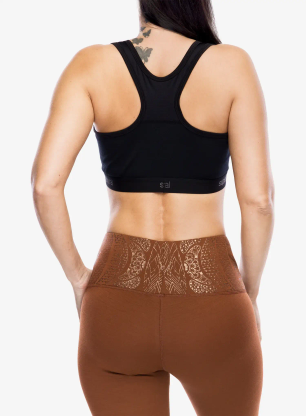 Sport-BH Super.natural Tundra220 Semplice Bra - jet black