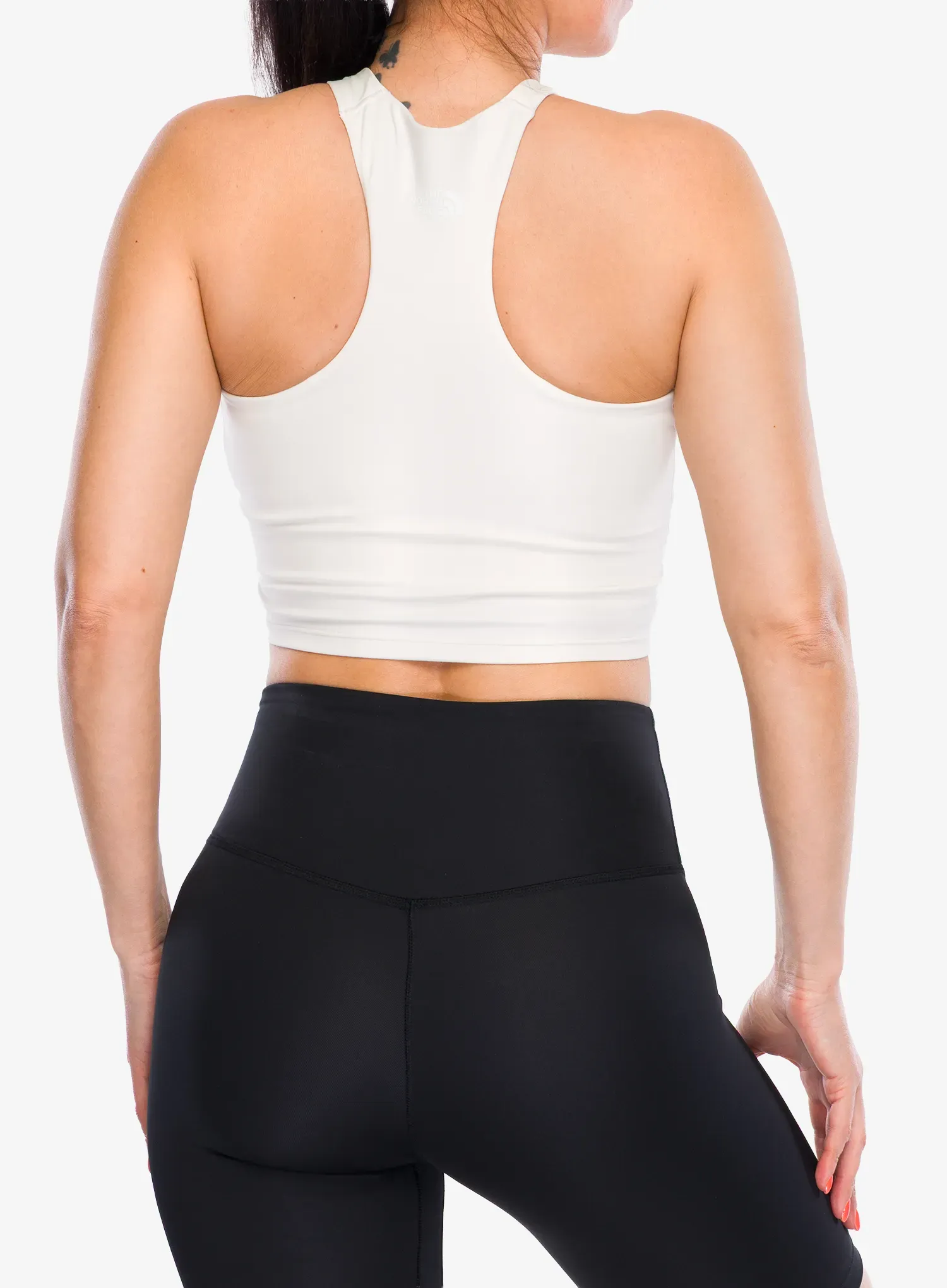 Sport-BH The North Face Refina Longline Bra - white dune