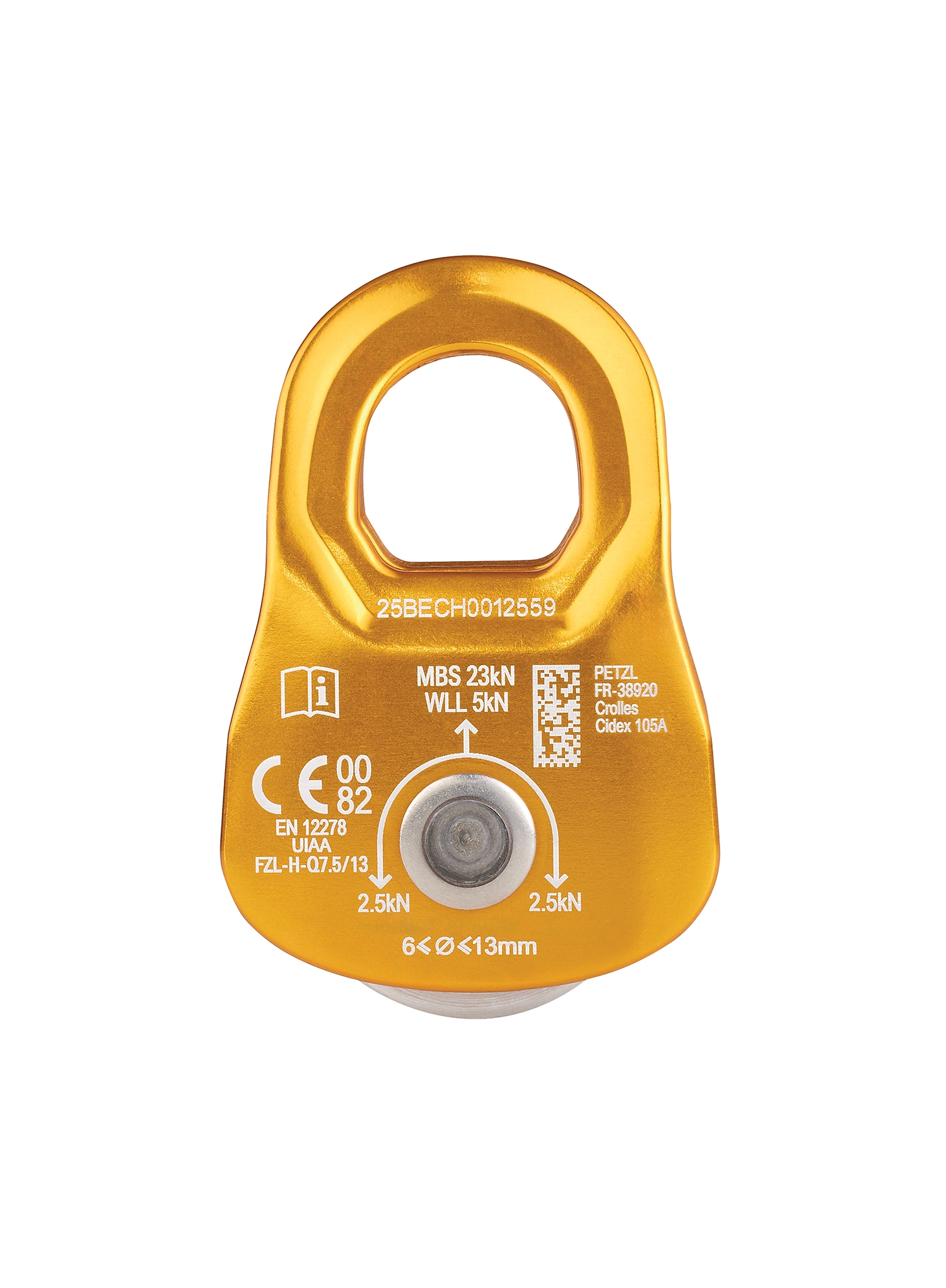 Seilrolle Petzl Mobile - yellow