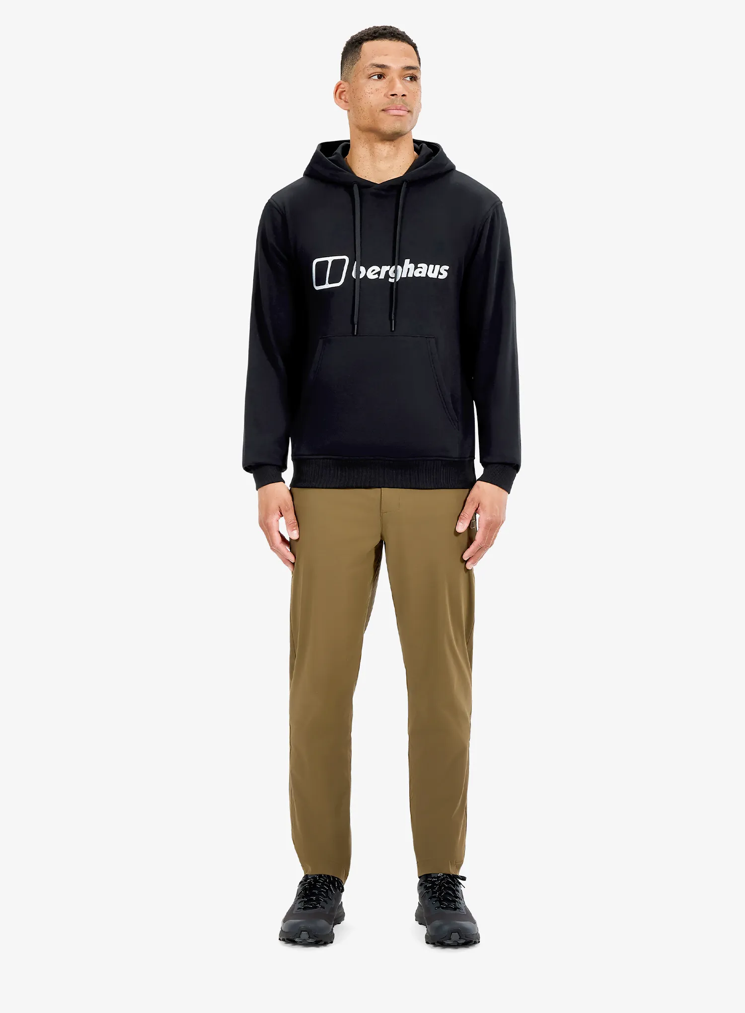 Pullover Berghaus Logo Hoody Light - jet black