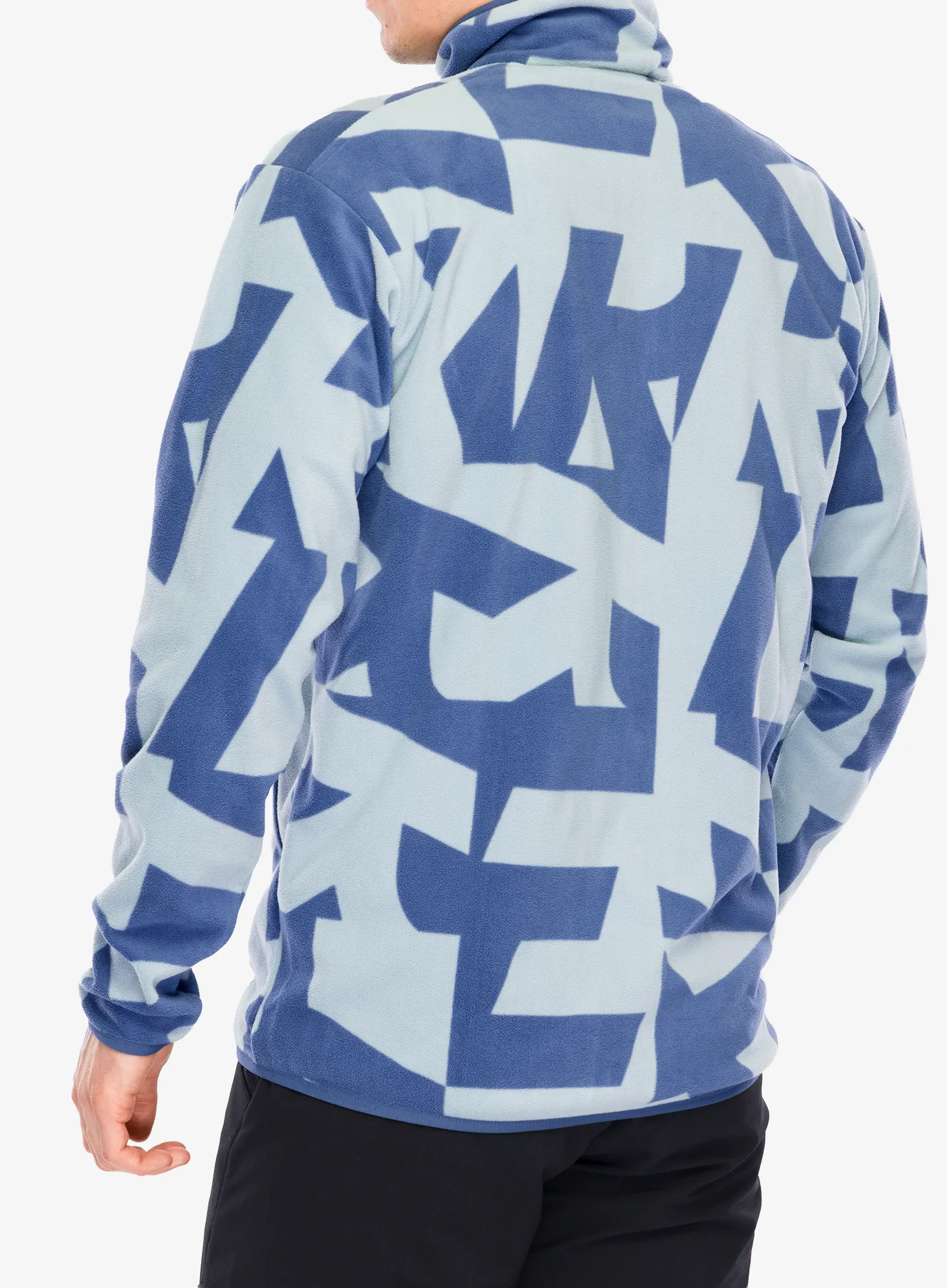 Pullover adidas TERREX Multi Printed Full-Zip Fleece Jacket - magic grey/wonder steel