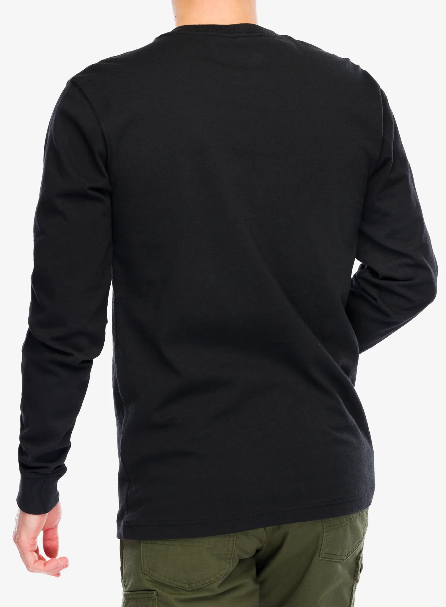Pullover Carhartt Core Logo T-Shirt L/S - black