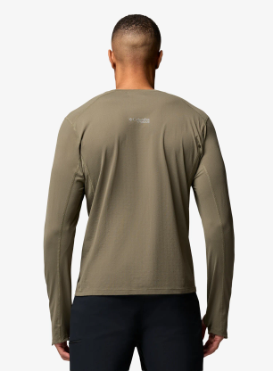 Pullover Columbia Diamond Peak Pro Long Sleeve Crew - stone green