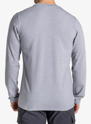 Pullover Craghoppers NosiLife Abel LS T-Shirt - soft grey marl