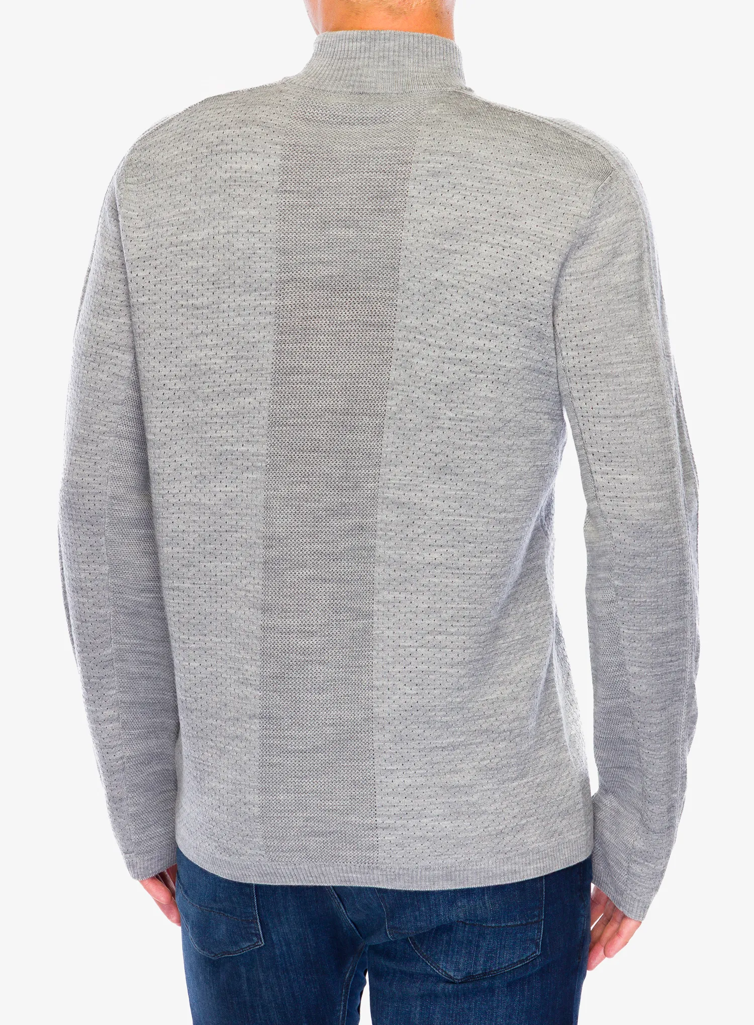 Pullover Icebreaker Anniversary Original LS Half Zip - metro hthr
