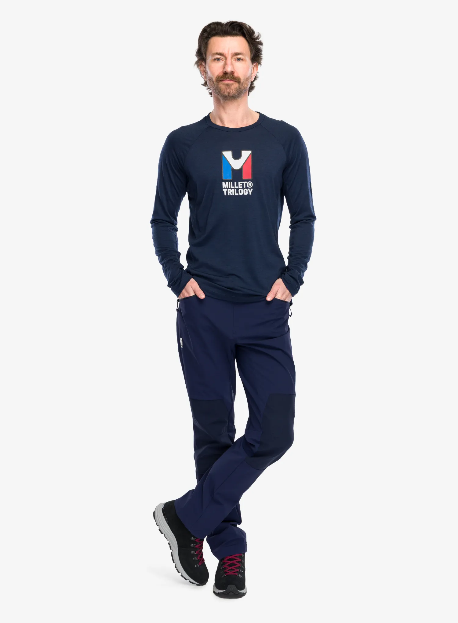 Pullover Millet Trilogy Wool TS LS - saphir