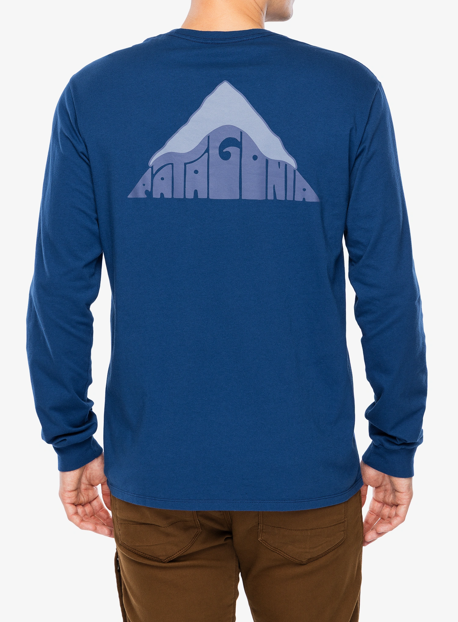 Pullover Patagonia L/S Driftways Organic T-Shirt - clement blue
