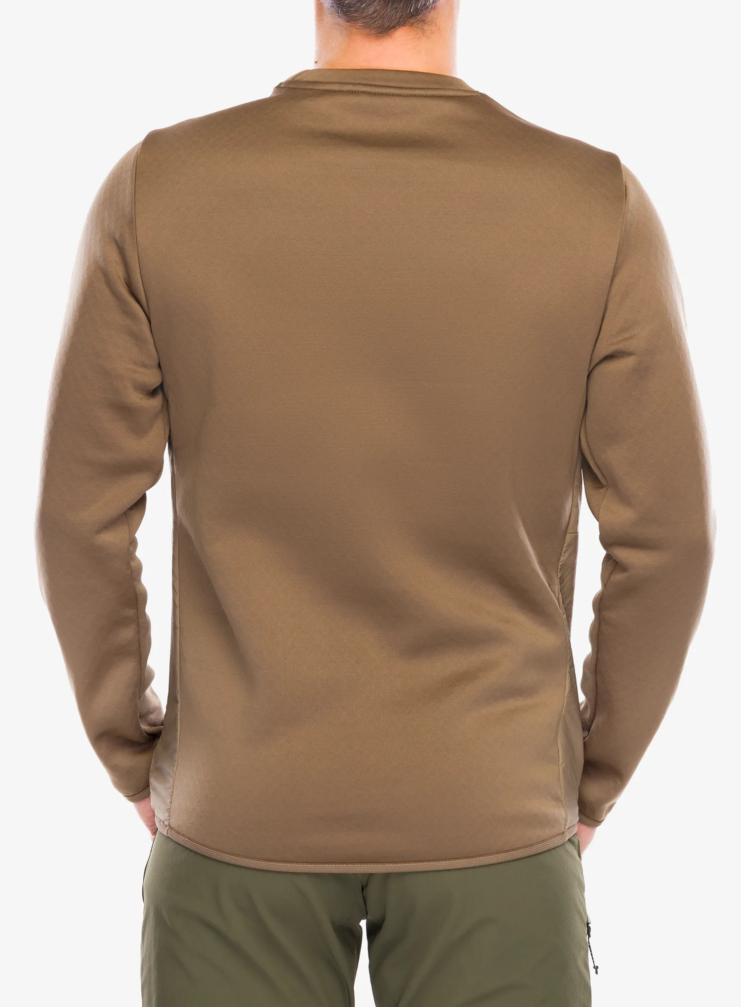 Pullover Salomon Outline Hybrid Warm Pullover - shitake