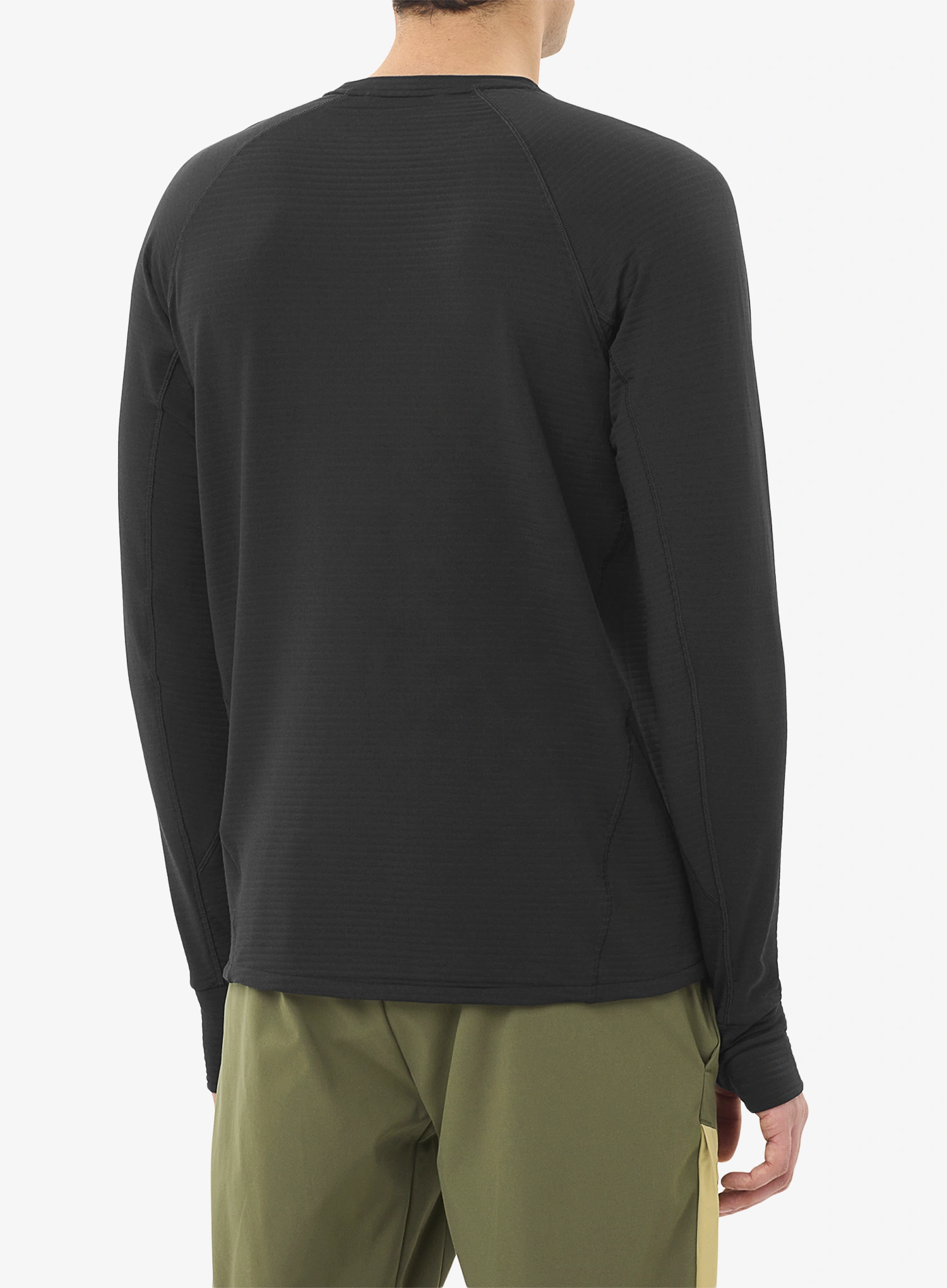 Pullover Salomon Essential Lightwarm CN - deep black