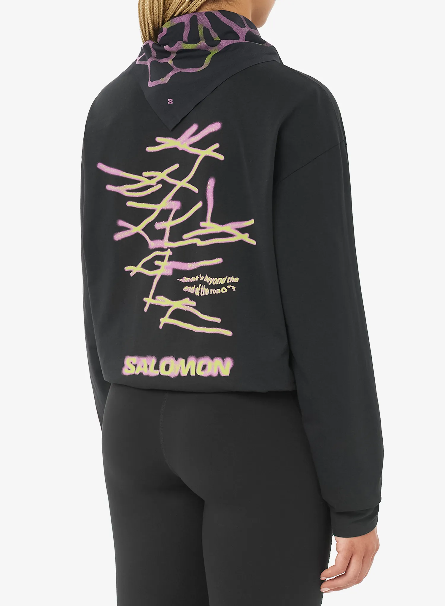 Pullover Salomon Wild Rays LS Tee - deep black