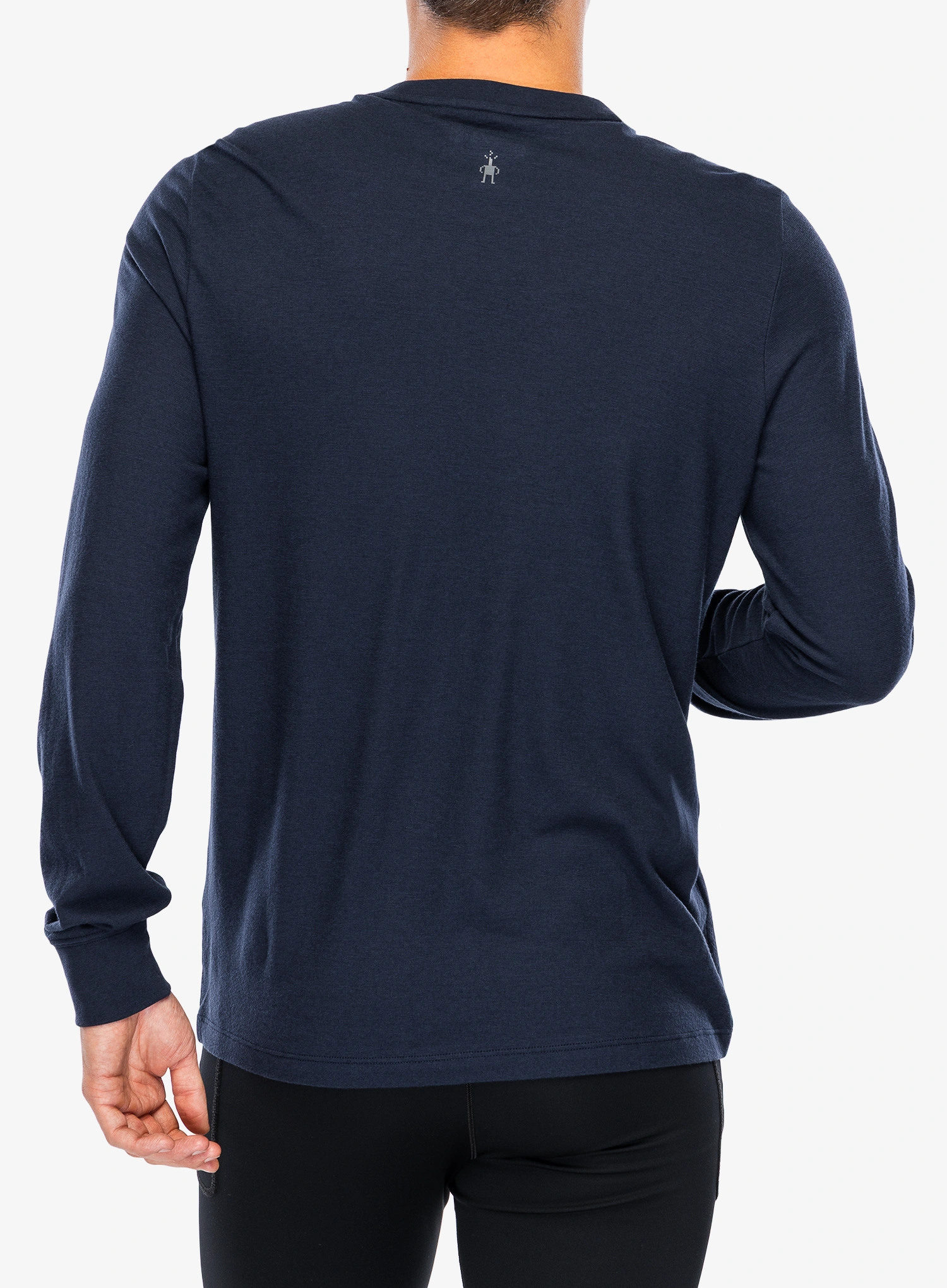 Pullover Smartwool Snowcat Graphic Long Sleeve Graphic Tee - deep navy