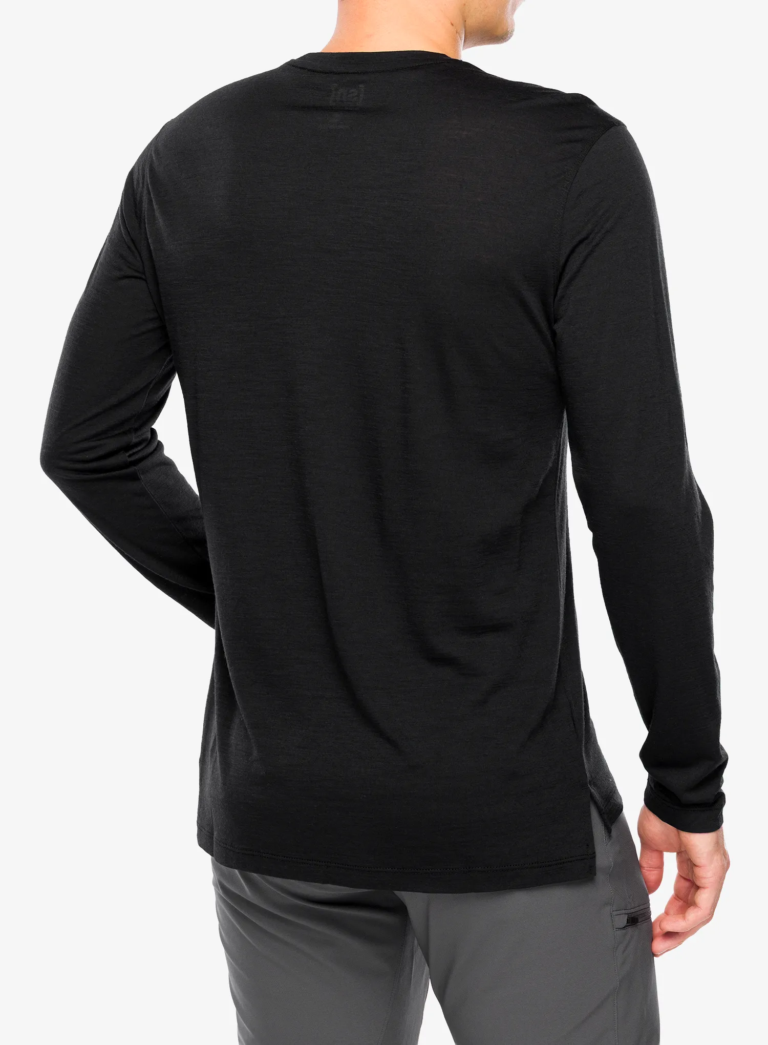 Pullover Super.natural Swiss Lodge LS - cash.grey mel/dark shadow mel
