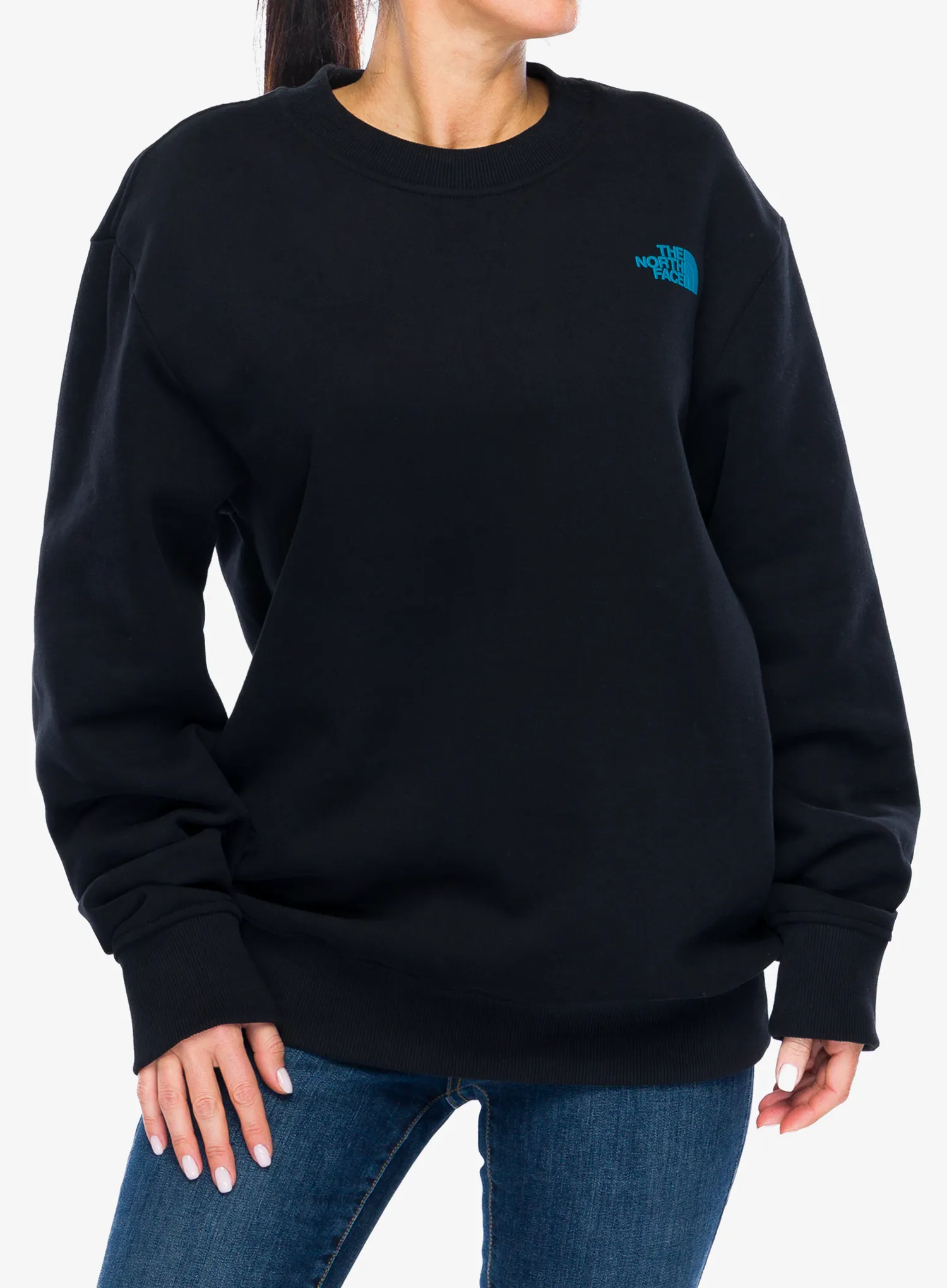 Pullover The North Face Nse Slopes Relaxed Crew Sweatshirt - tnf black