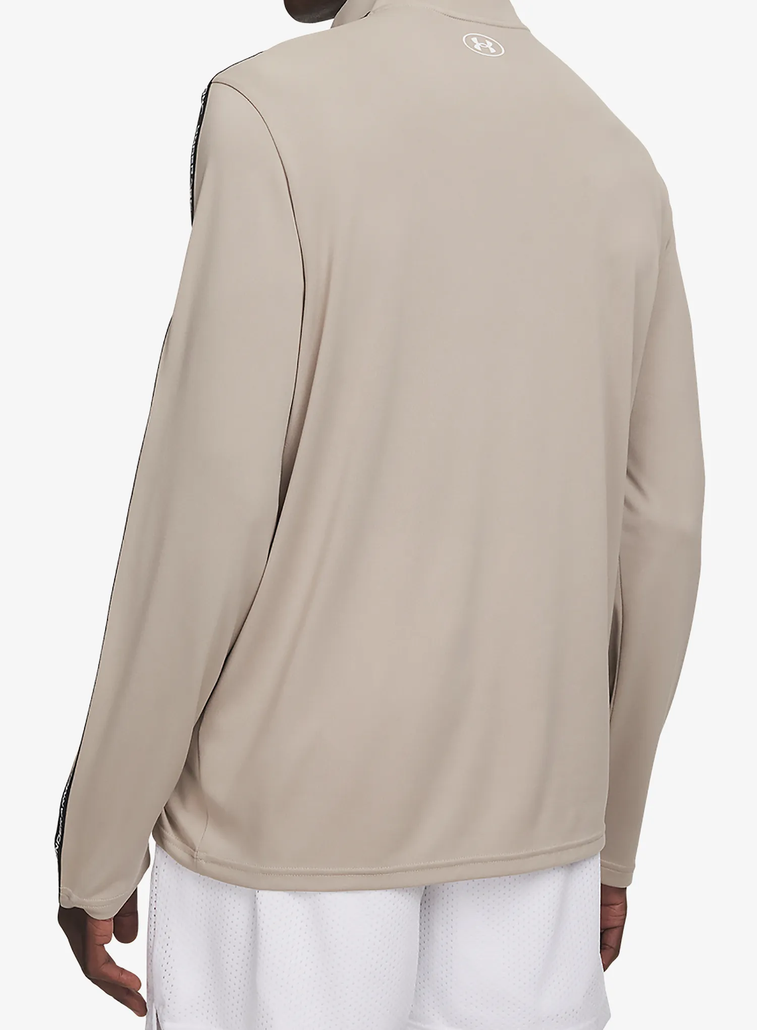 Pullover Under Armour Tech Taping 1/2 Zip - timberwolf taupe/black/white