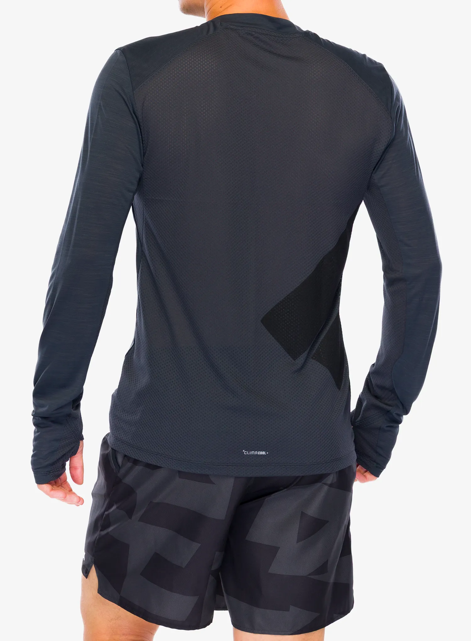 Laufpullover adidas TERREX Xperior Long Sleeve Tee - carbon