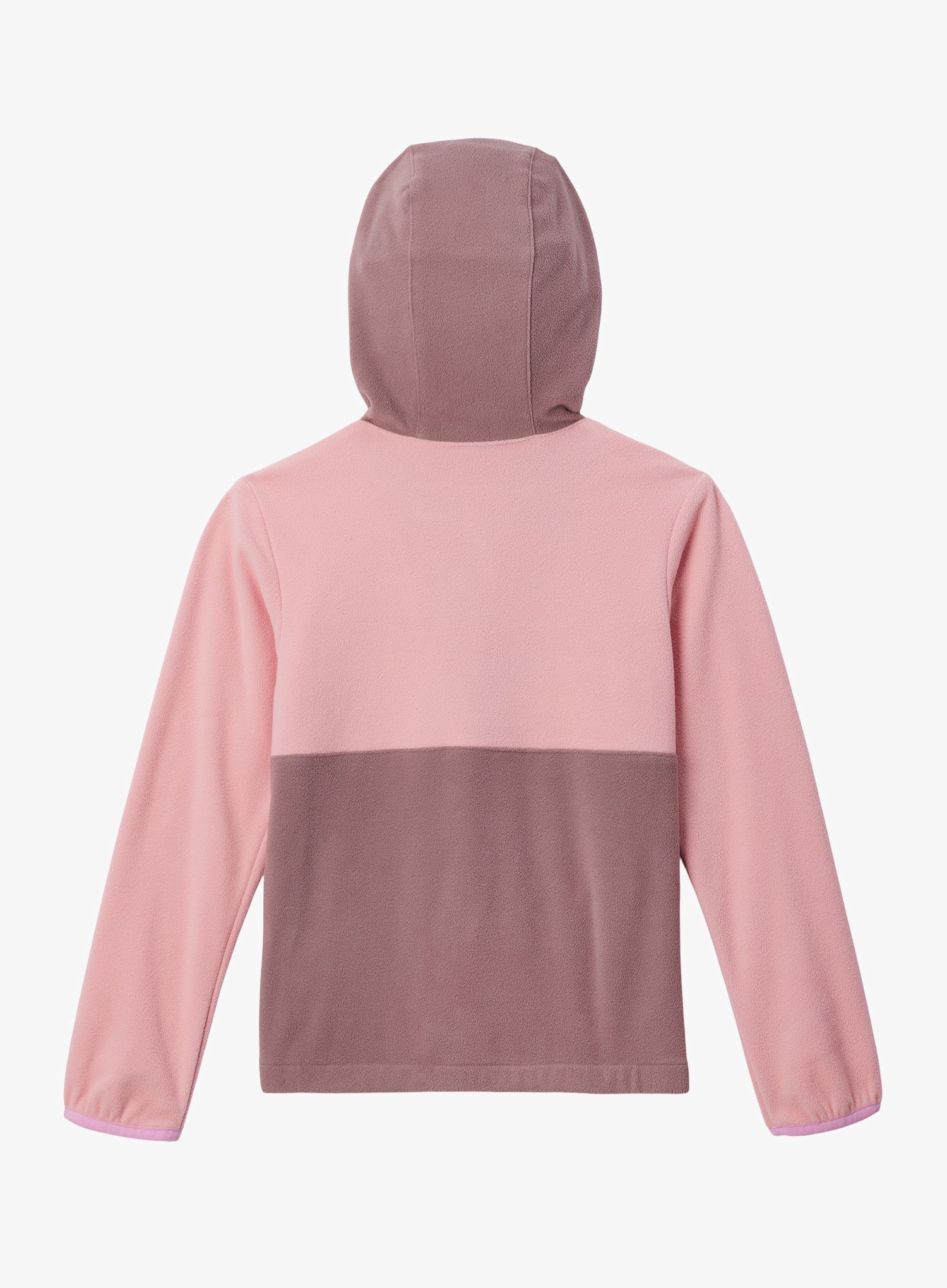 Longsleeve Jungen Columbia Back Bowl Lite Half Zip Hoodie - salmon rose/fig/cosmos