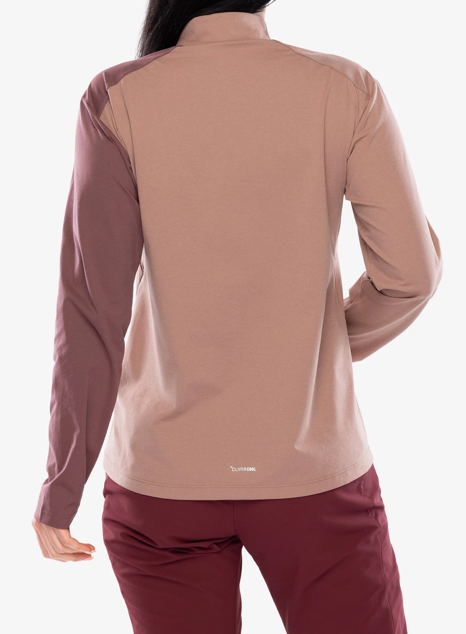 Pullover Damen adidas TERREX Multi Half Zip Longsleeve - warm clay
