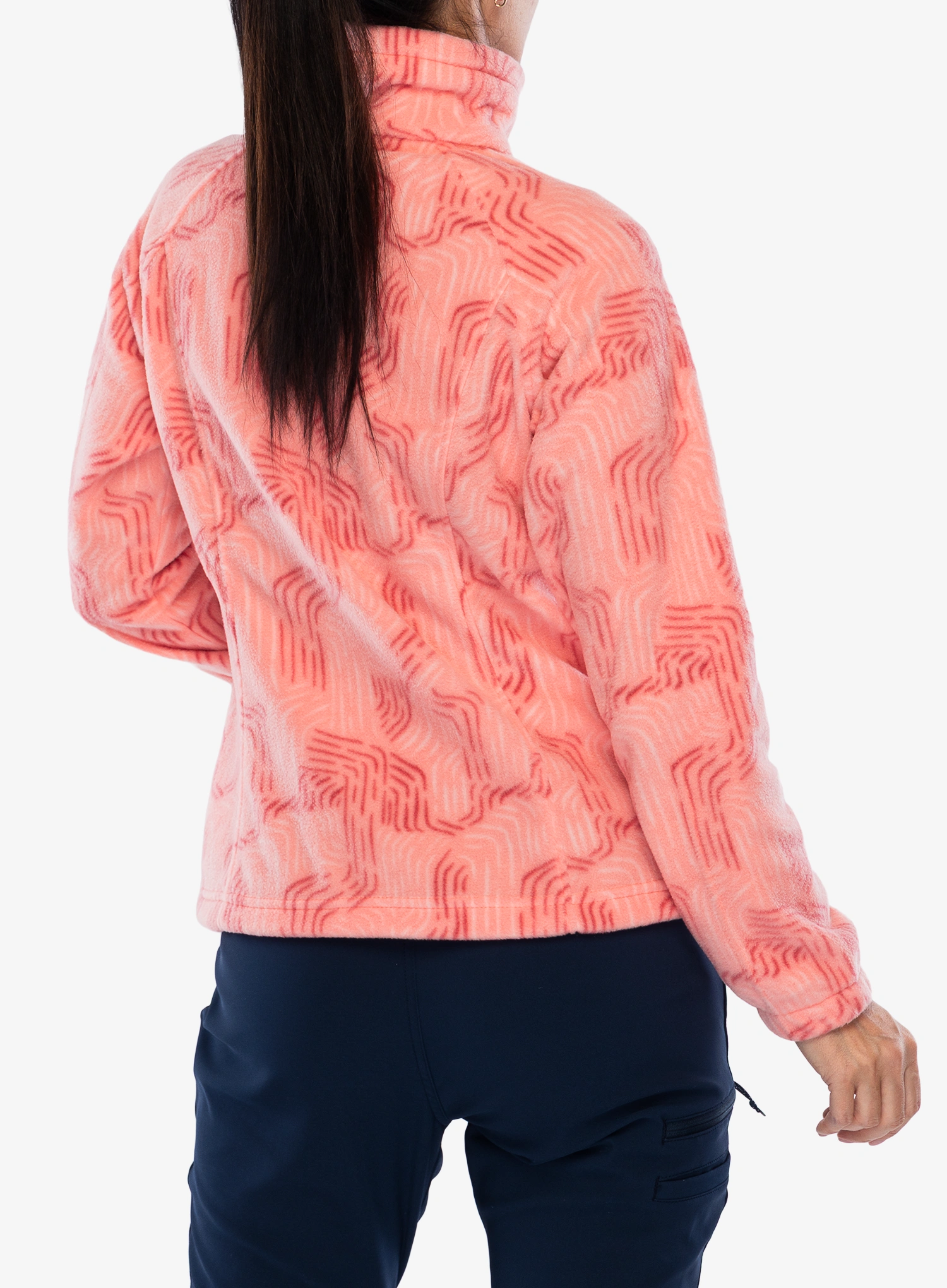 Pullover Damen Columbia Benton Springs Printed Full Zip - alpenglow flowfalls