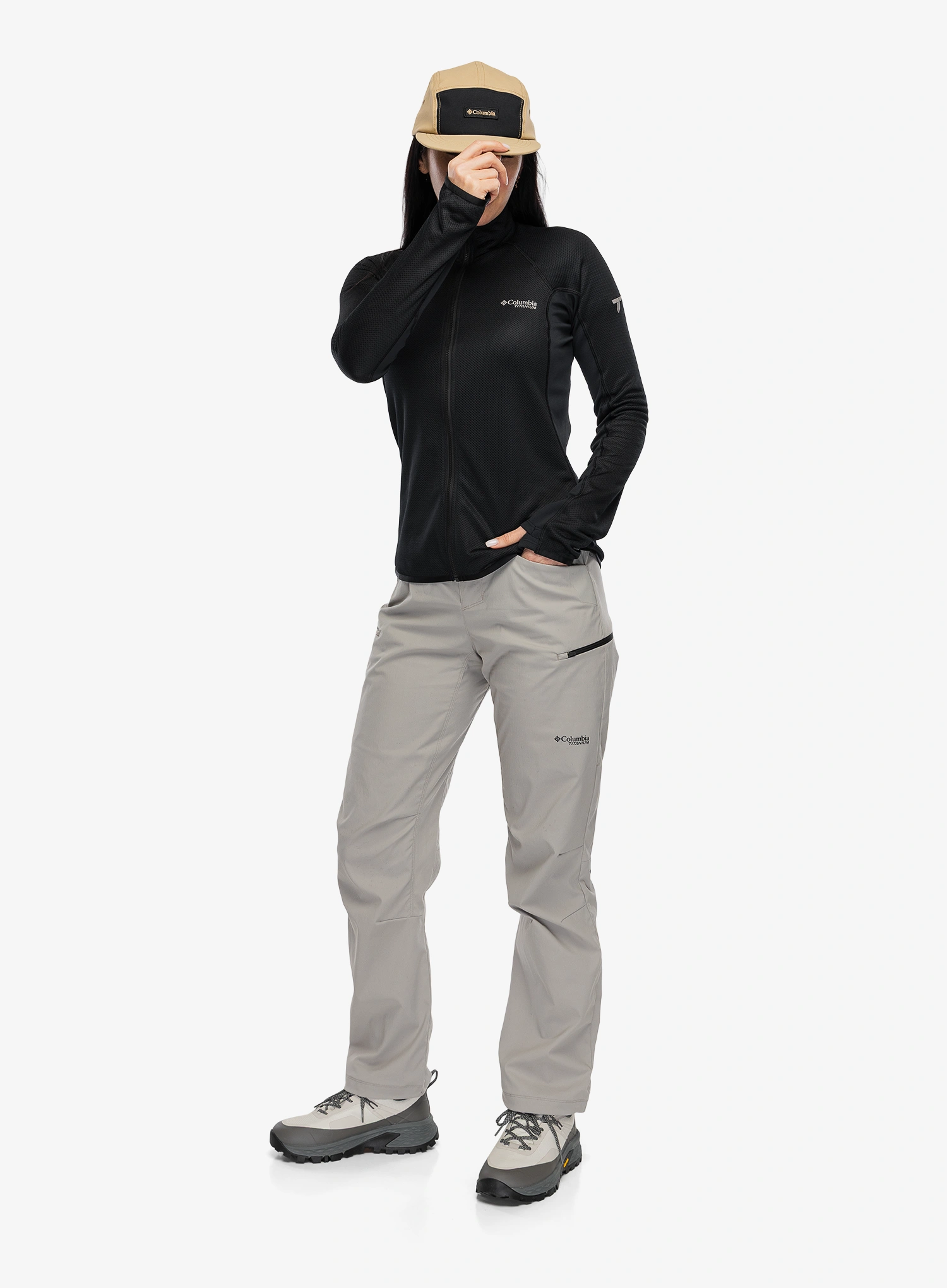 Pullover Damen Columbia Summit Step Full Zip - black