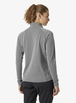 Pullover Damen Helly Hansen Tyri Knit 1/2 Zip - ebony melange