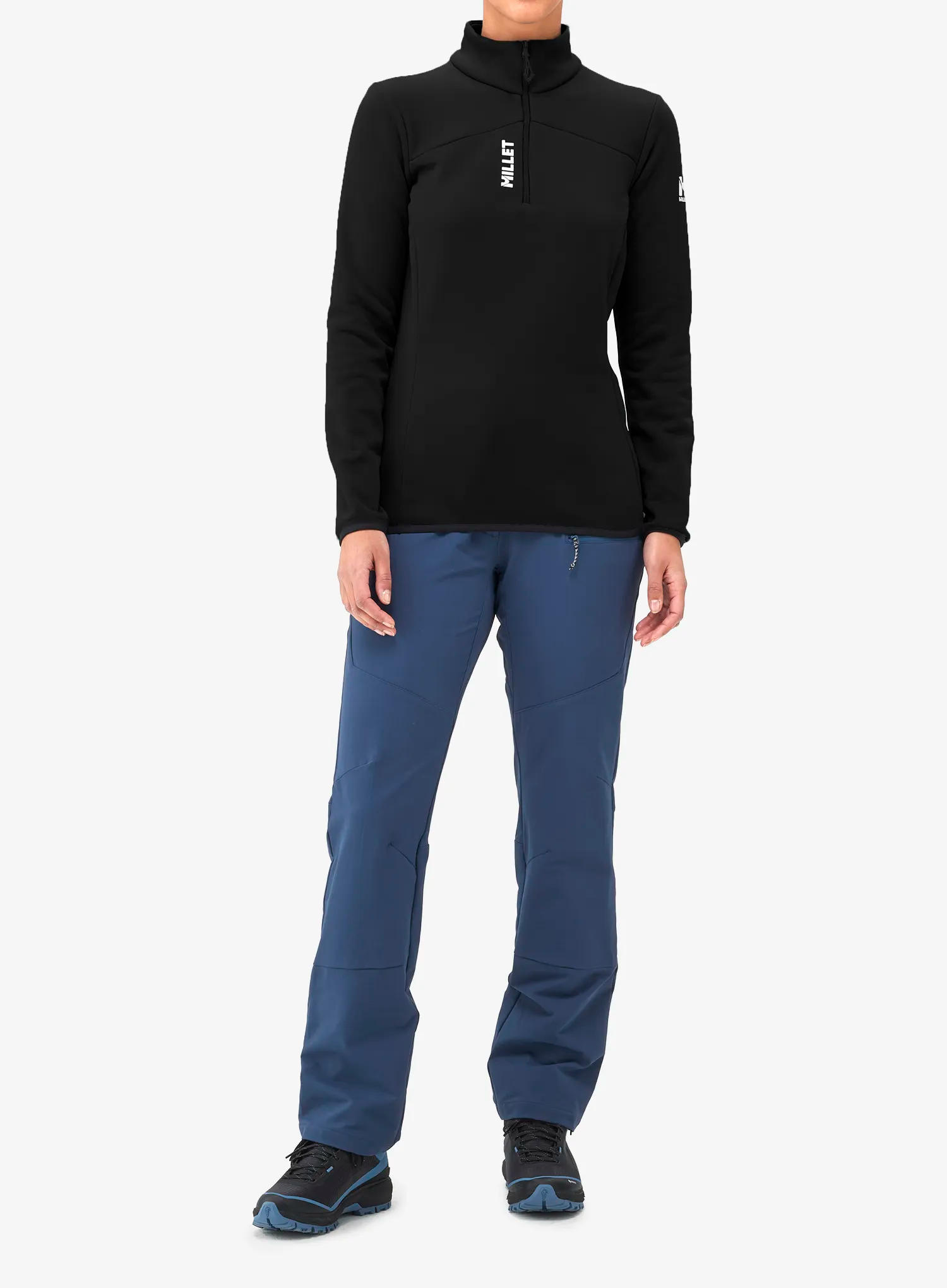 Pullover Damen Millet Seneca Fleece Po - black/noir