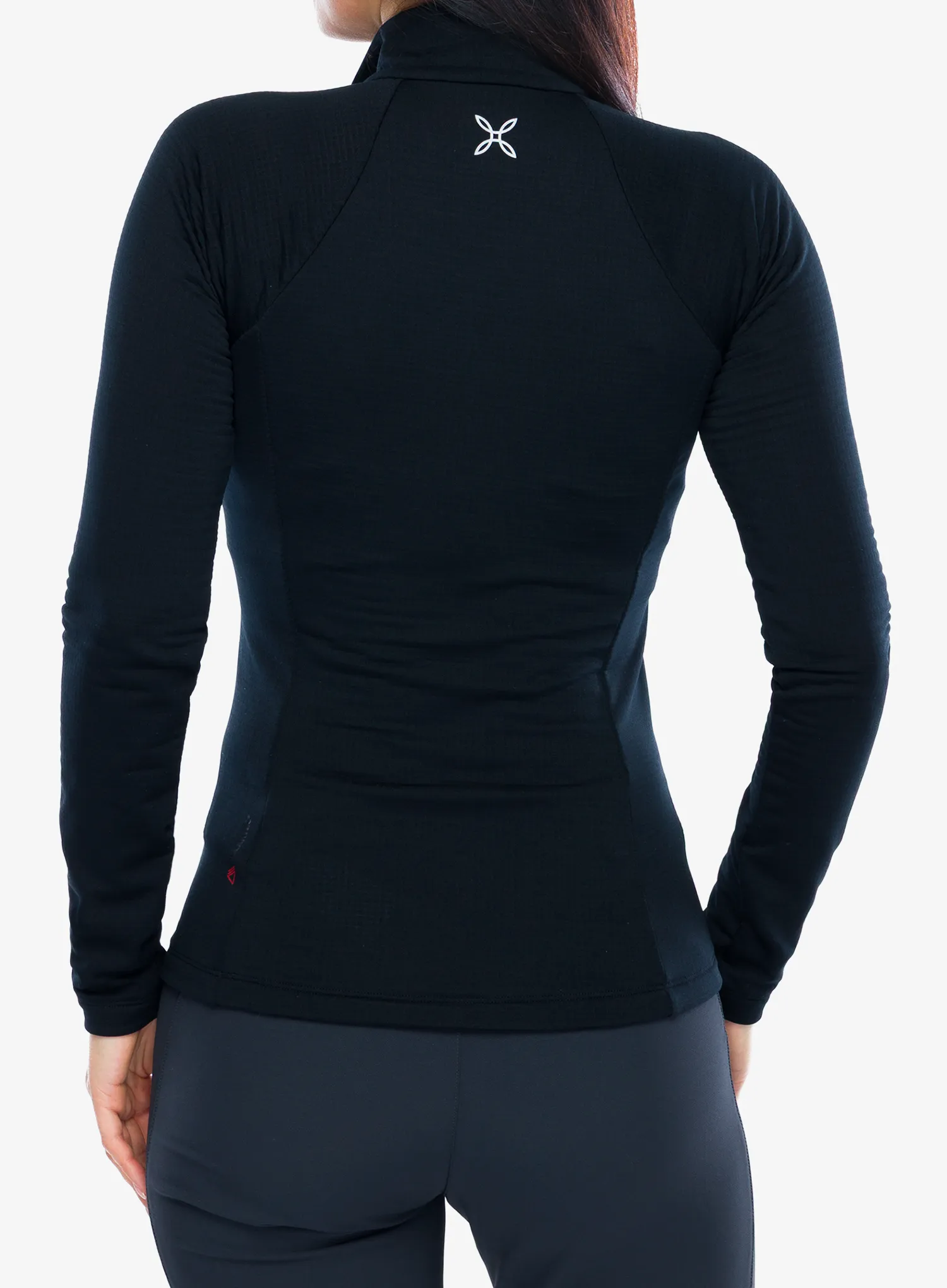 Pullover Damen Montura Peak Power Grid Polartec Anorak - black/black