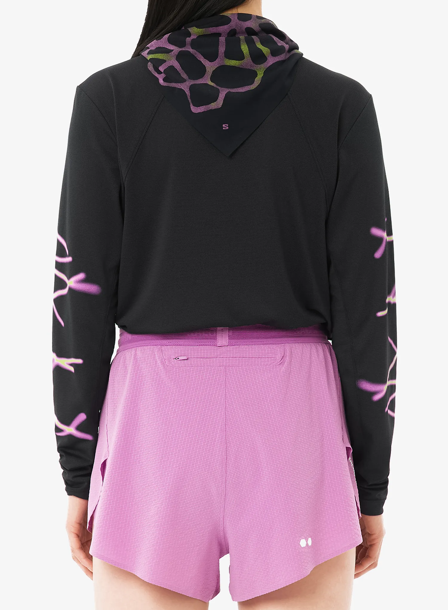 Pullover Damen Salomon Shkout Core LS TEE GFX - deep black