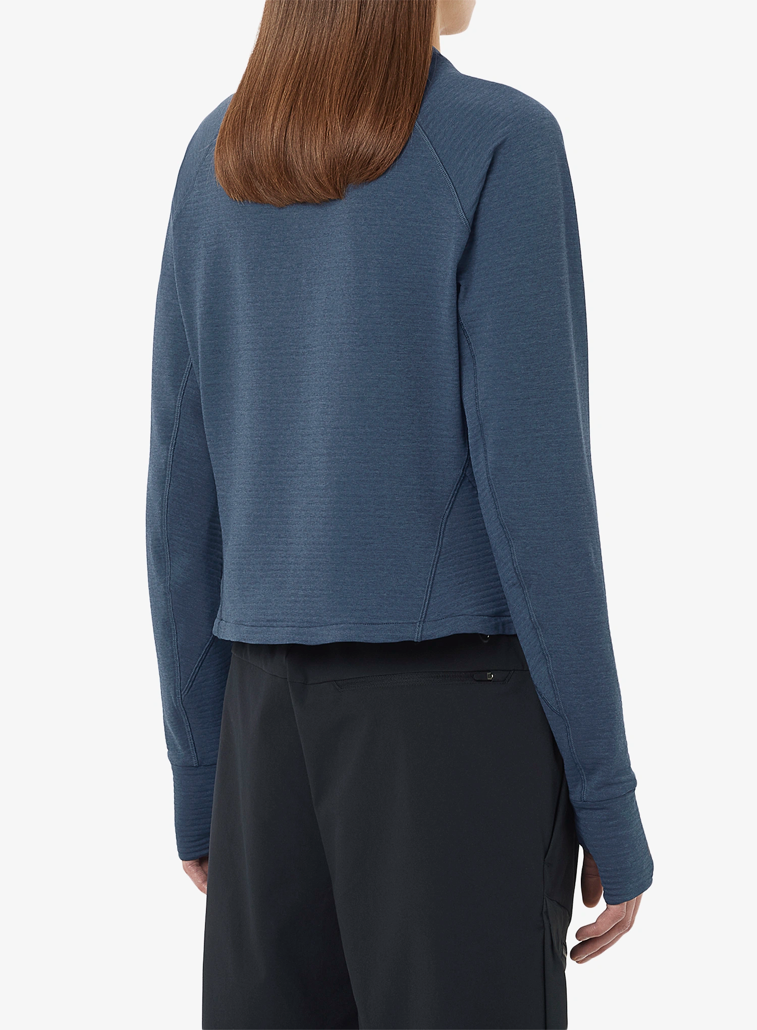 Pullover Damen Salomon Essential Lightwarm CN - blue nights