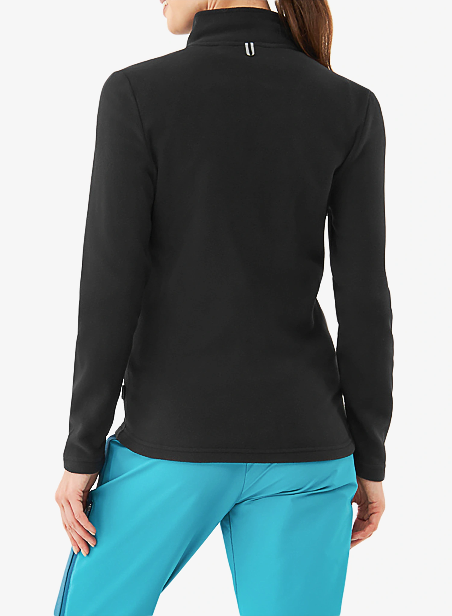 Pullover Damen Viking Midlayer Fleece Tesero Polartec - black