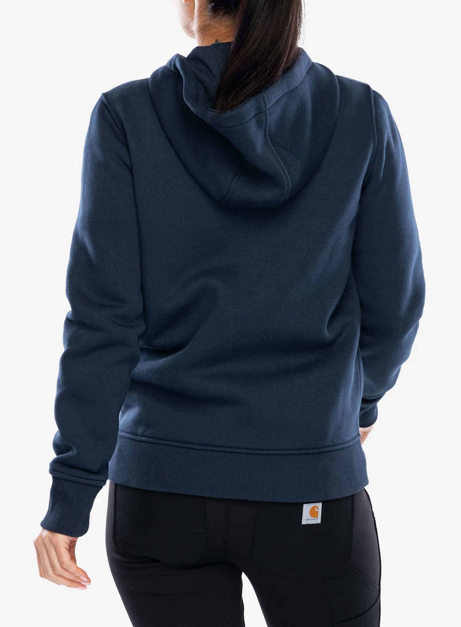 Pullover Damen Carhartt Clarksburg Zip Sweatshirt - navy