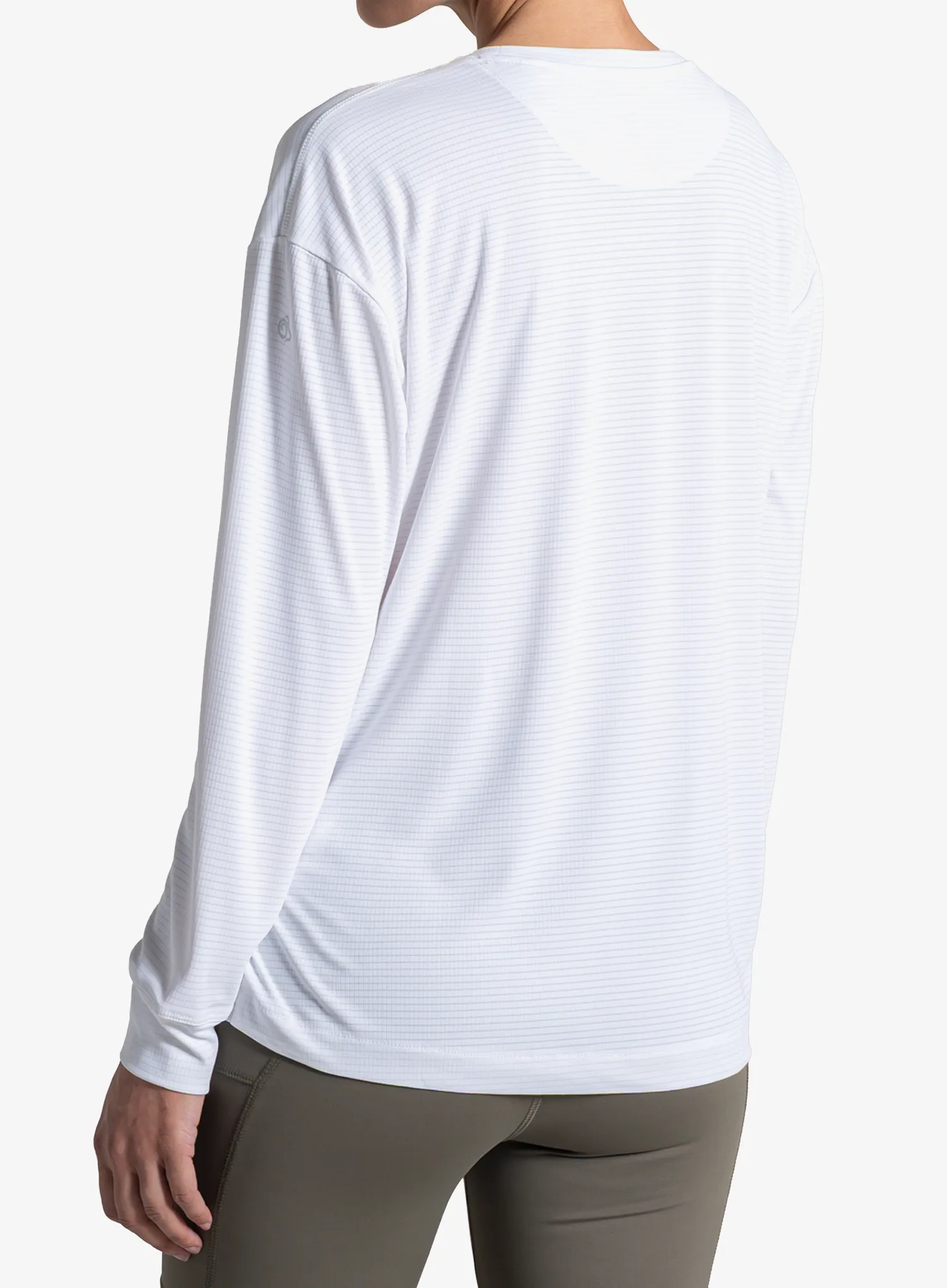 Pullover Damen Craghoppers NosiLife SolarShield+ Long Sleeved T-Shirt - white