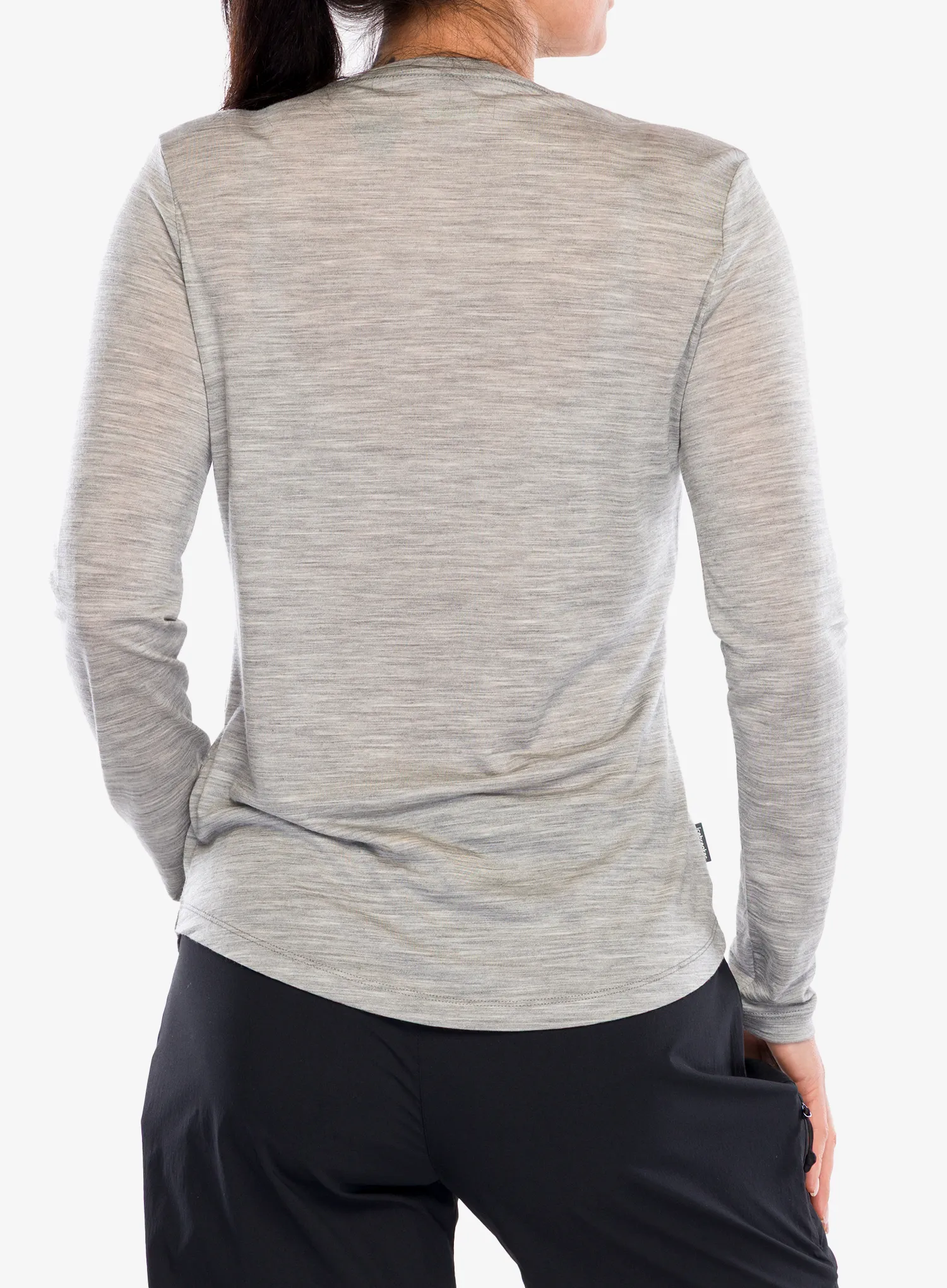 Pullover Damen Icebreaker Merino 125 Cool-Lite Sphere III LS Tee - metro hthr