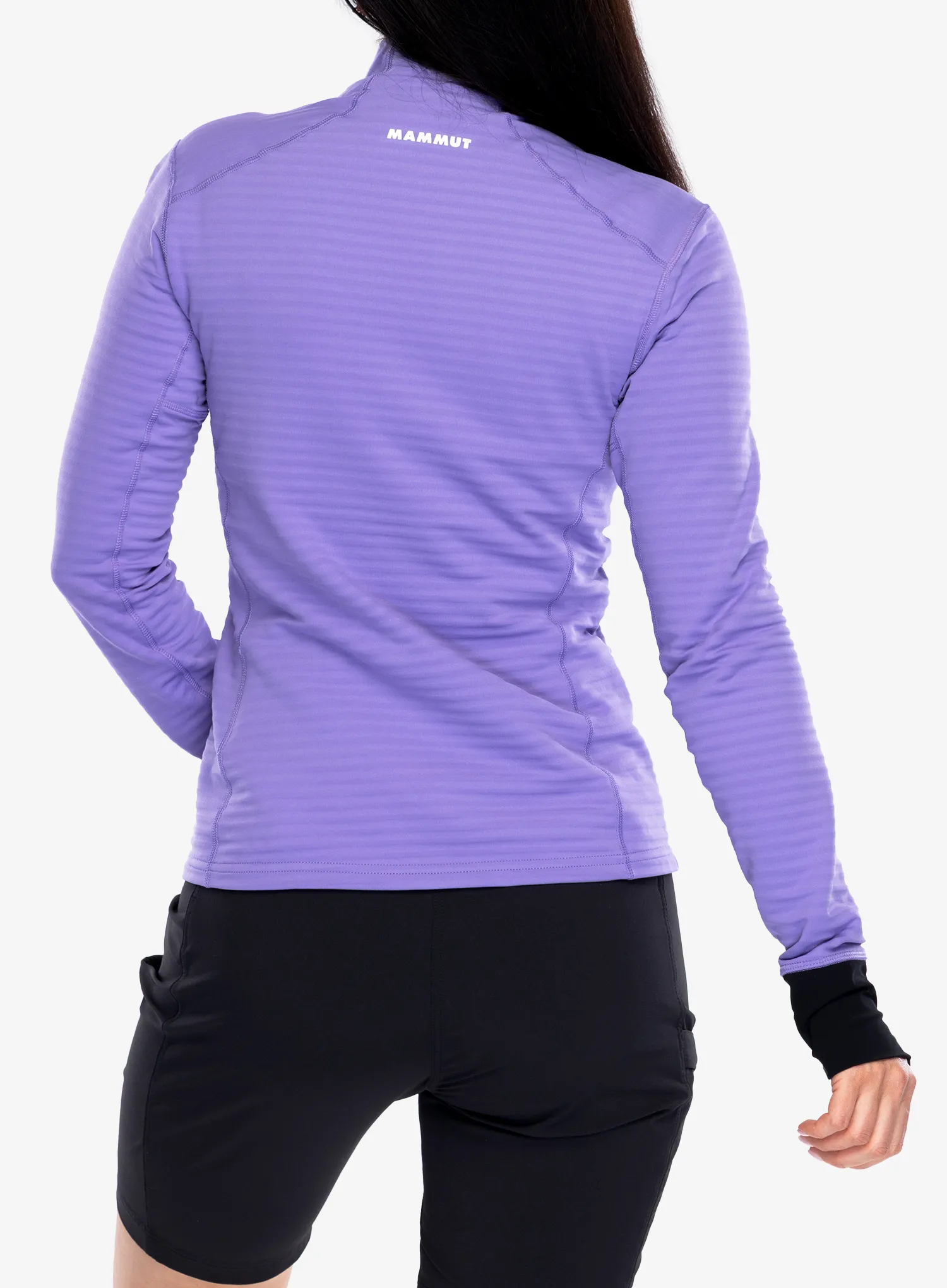Pullover Damen Mammut Taiss Light ML Jacket - lavandin/black