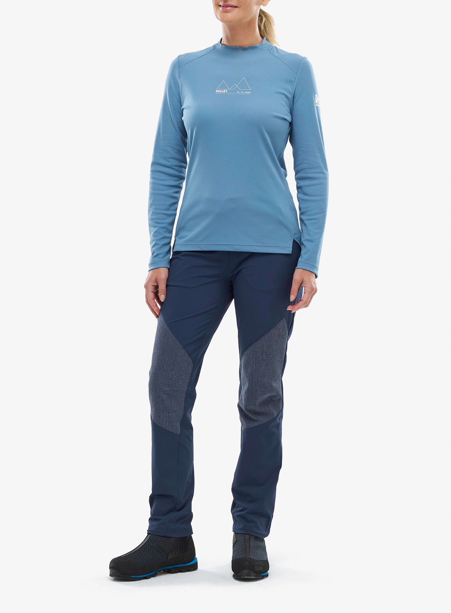 Pullover Damen Millet Kamet Ts LS - coronet blue