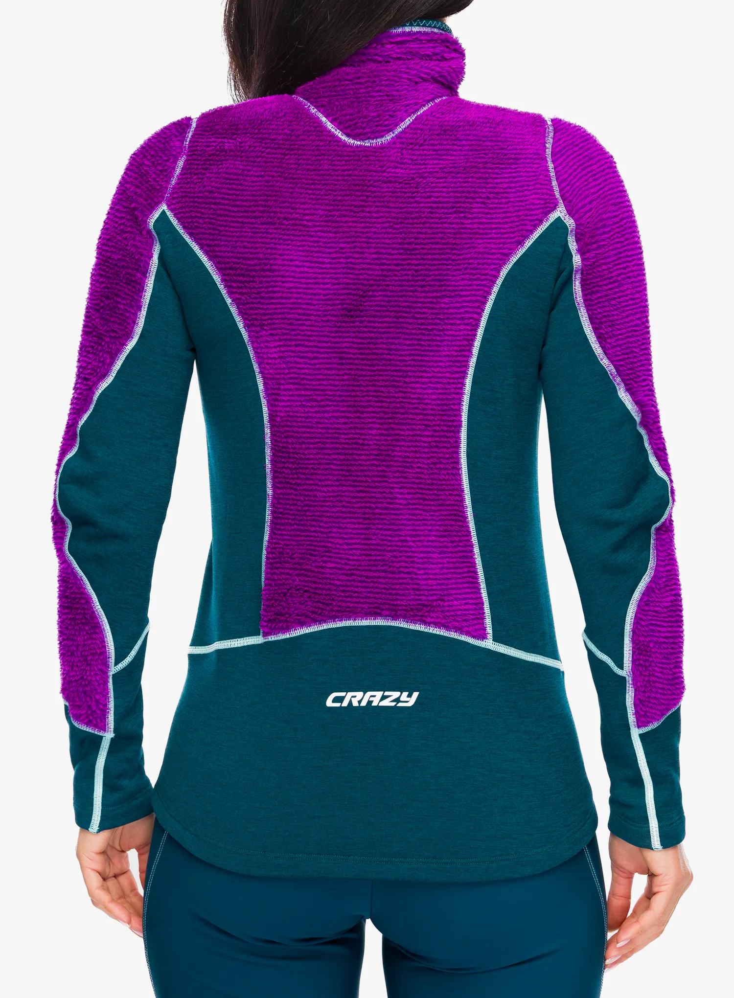 Sweatshirt mit Reißverschluss Damen Crazy Pull Exit Extrafleece - early