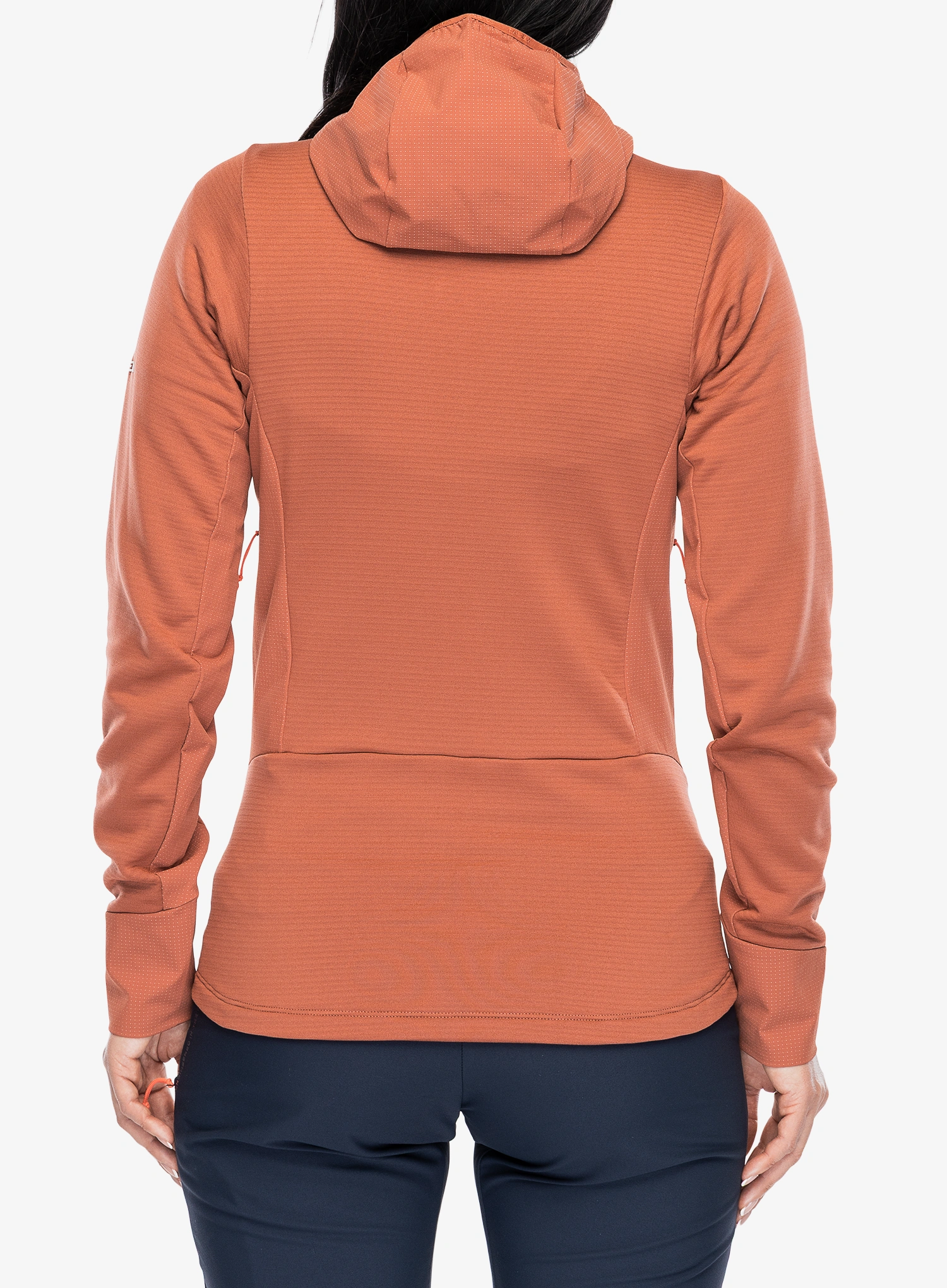 Pullover Damen Salewa Agner Polarlite Hooded Jacket - etruscan red