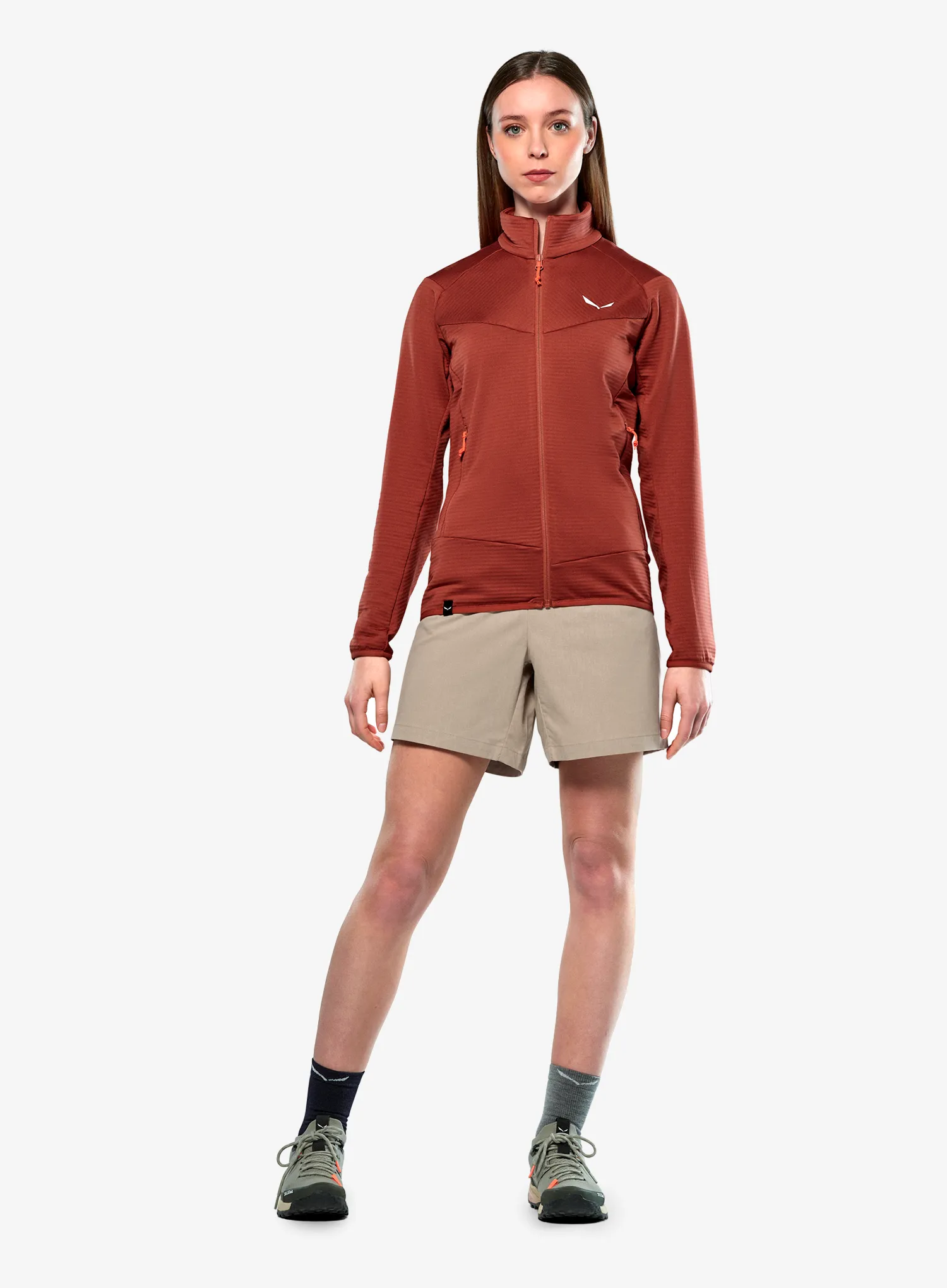 Pullover Damen Salewa Puez Altavia PL Jacket - etruscan red