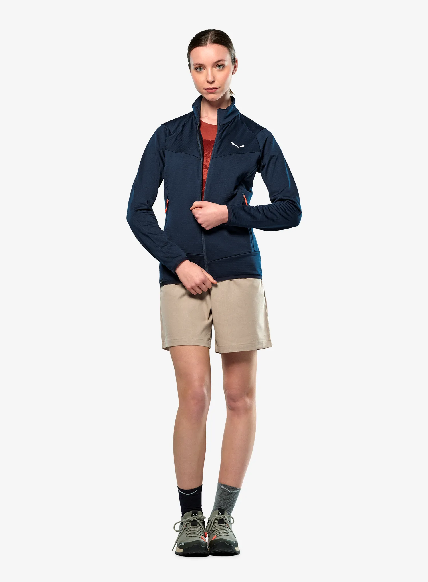 Pullover Damen Salewa Puez Altavia PL Jacket - navy blazer