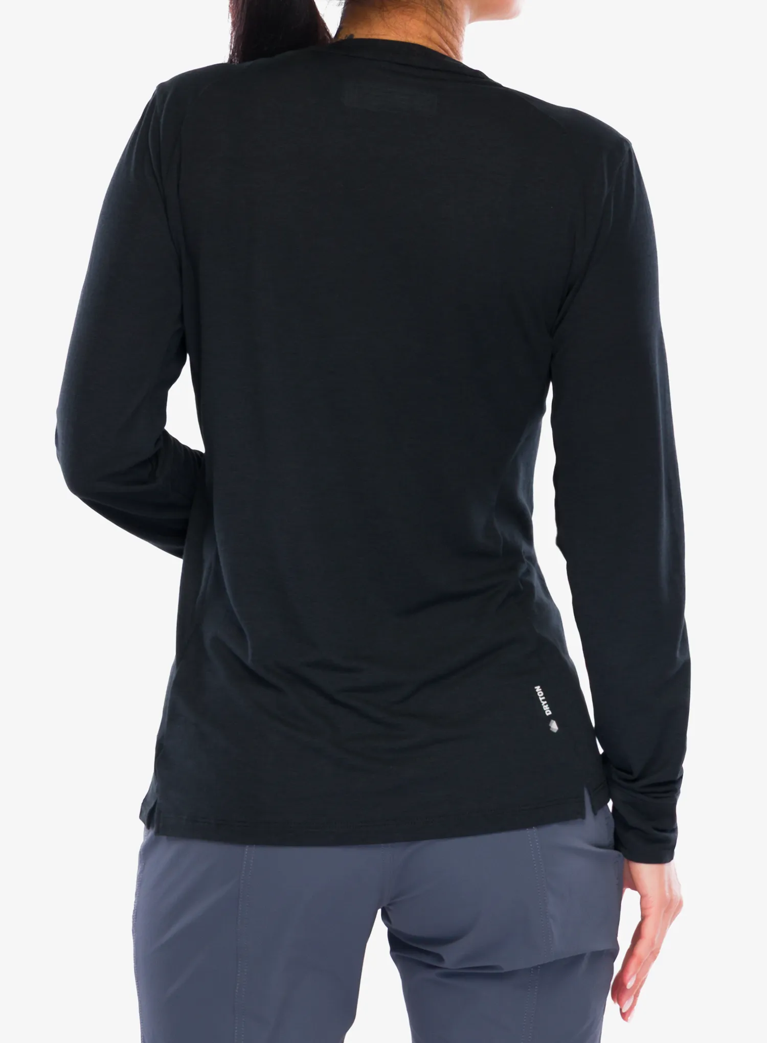 Pullover Damen Salewa Puez Dry Tee - black out