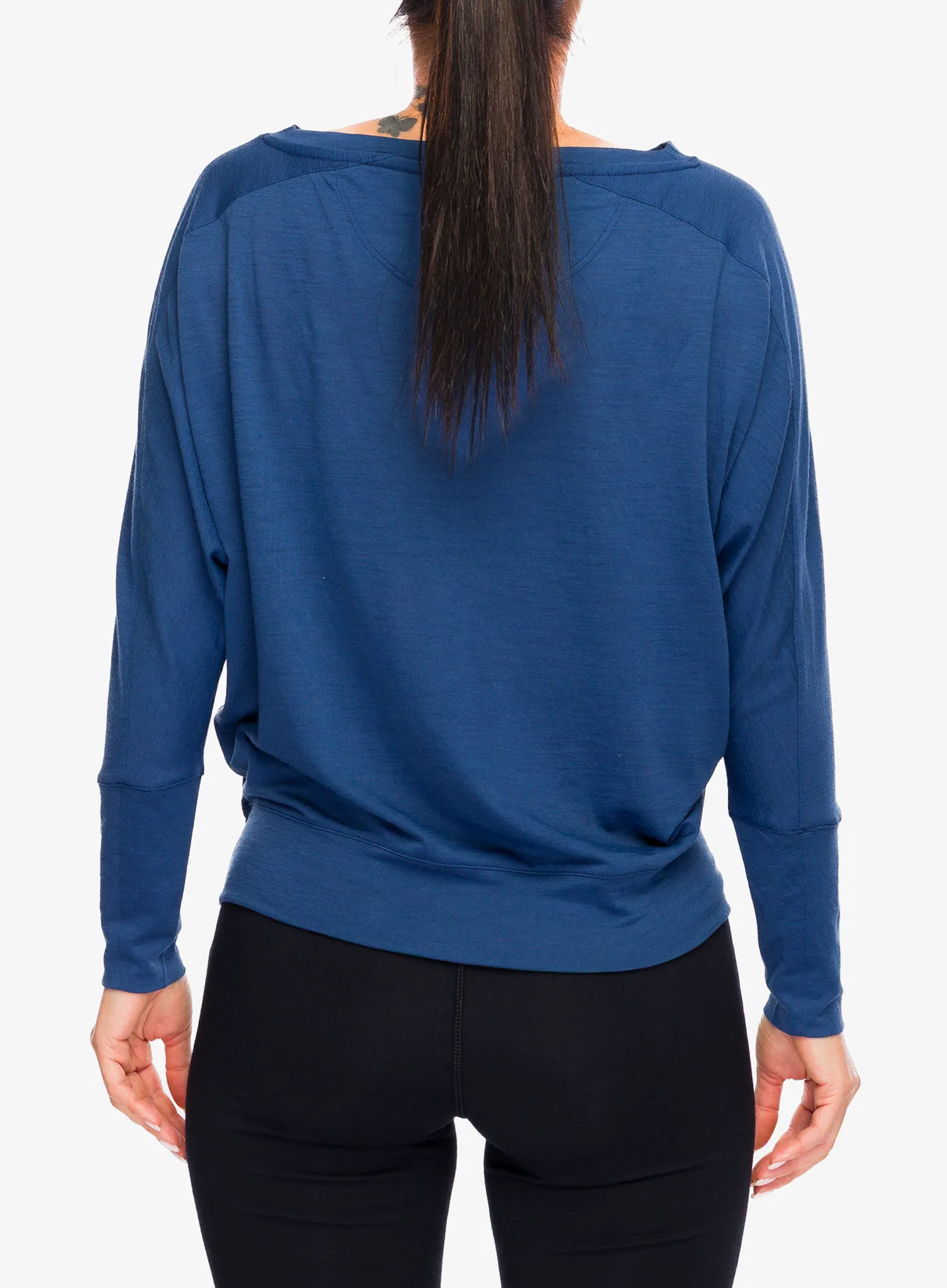 Pullover Damen Super.natural Kula Top - ocean blue