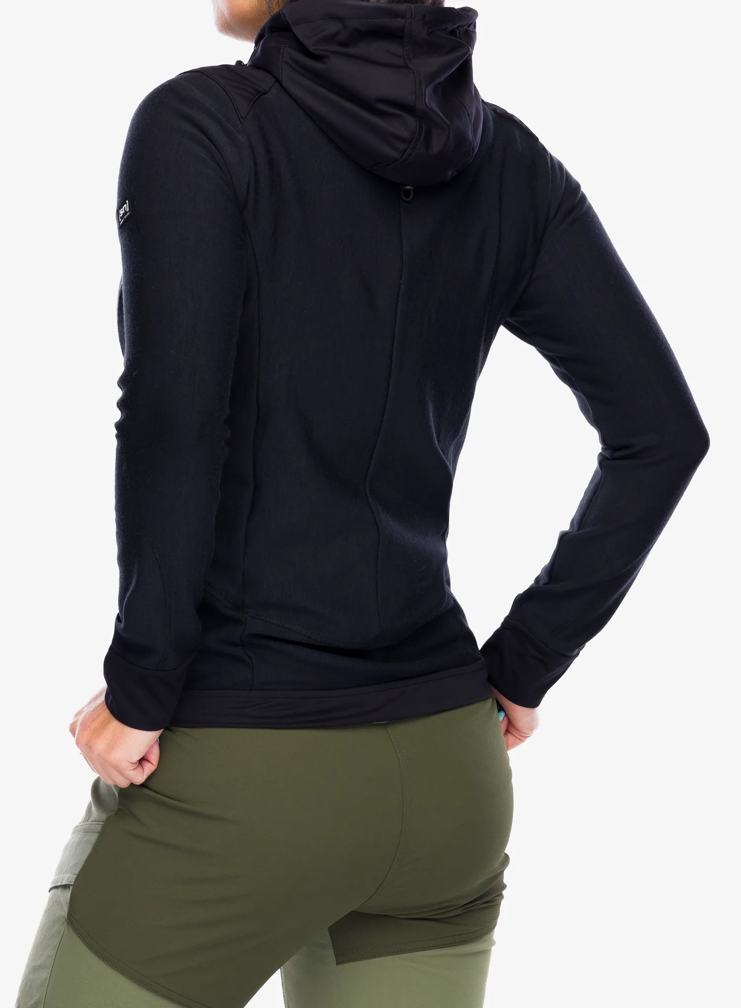 Hoodie Damen Super.natural Adventure Hooded - jet black