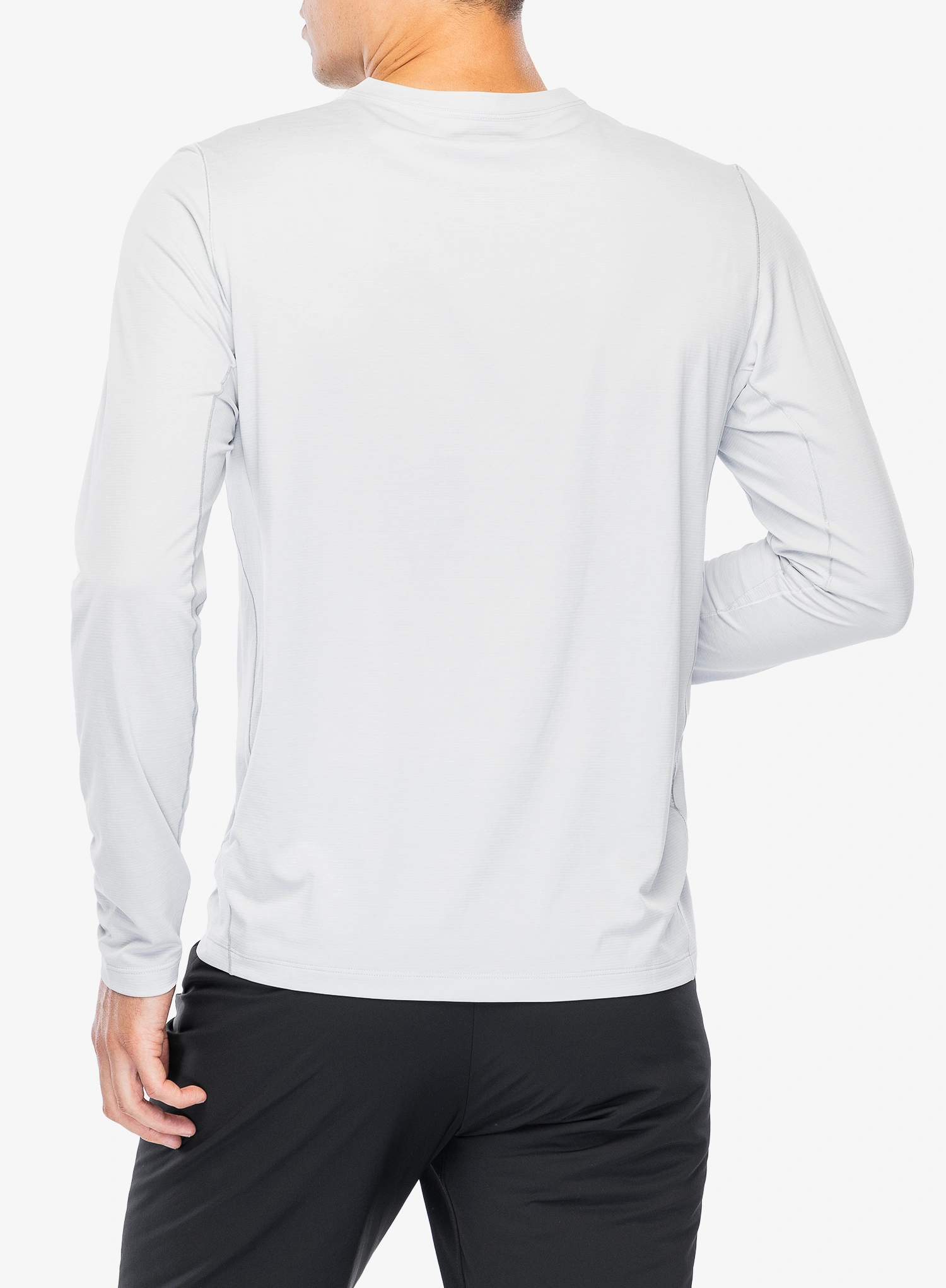 Laufshirt Herren Langarm Arcteryx Cormac Logo LS - solitude heather/void