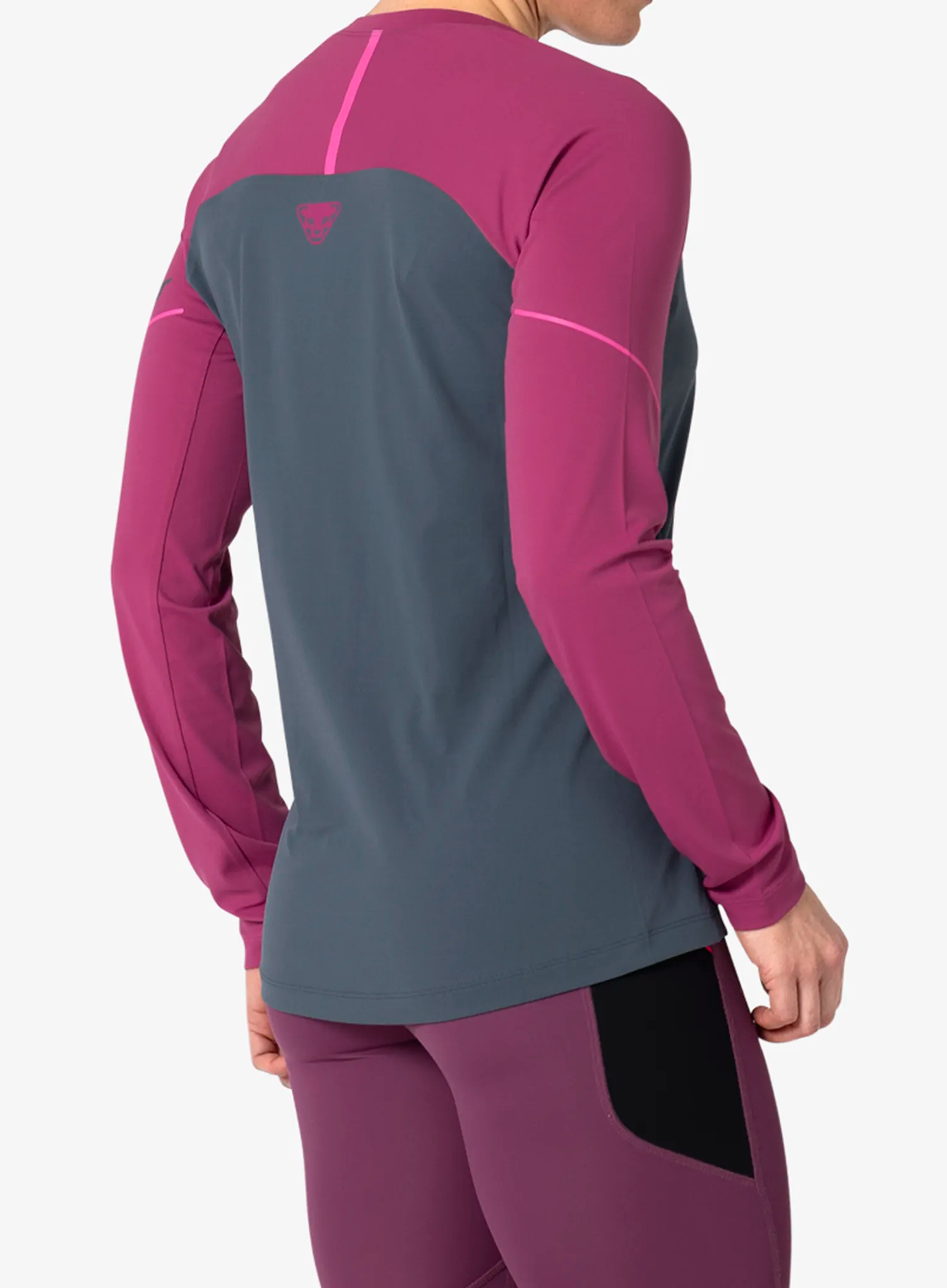 Laufshirt langarm Damen Dynafit Alpine Pro L/S Tee - magenta