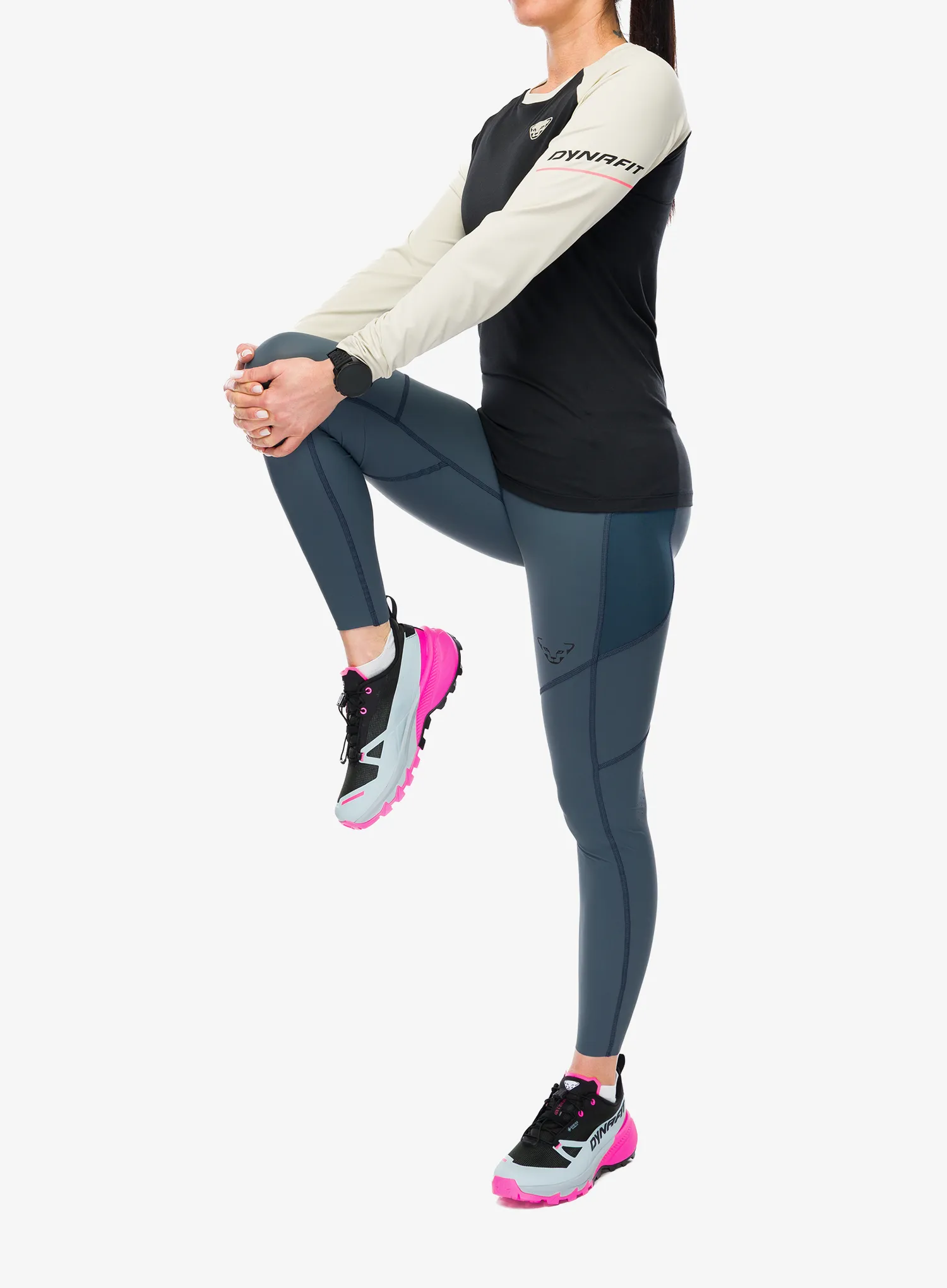 Laufshirt langarm Damen Dynafit Alpine Pro L/S Tee - overcast