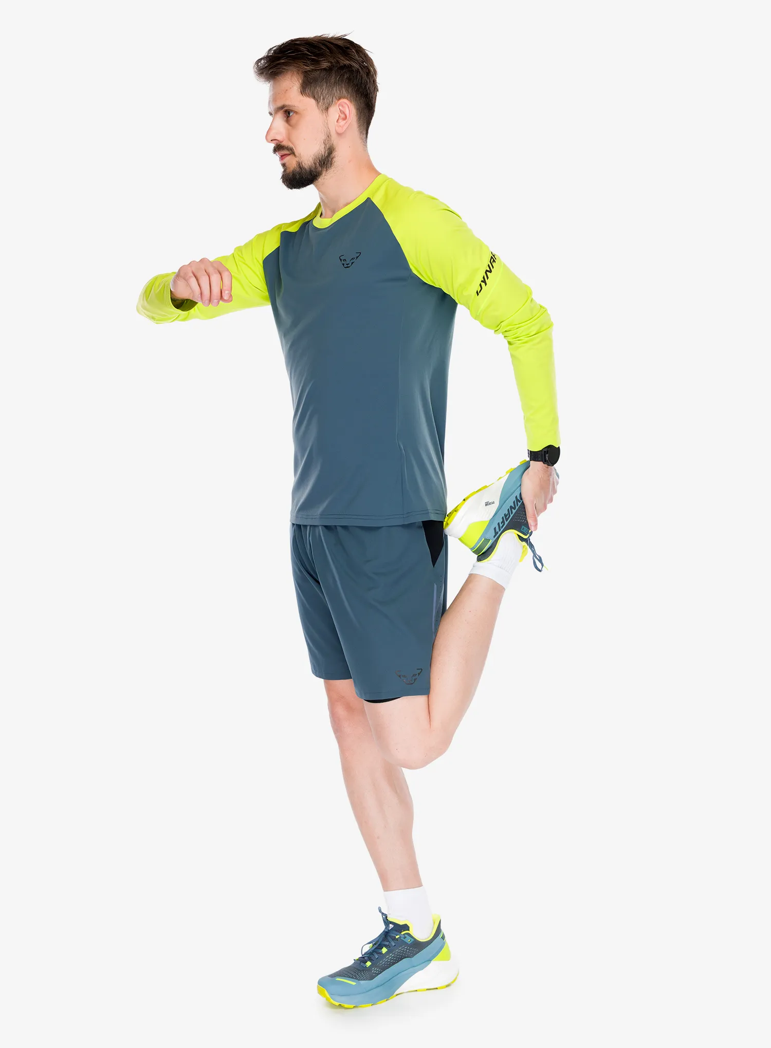 Laufshirt Herren Langarm Dynafit Alpine Pro L/S Tee - ultra yellow