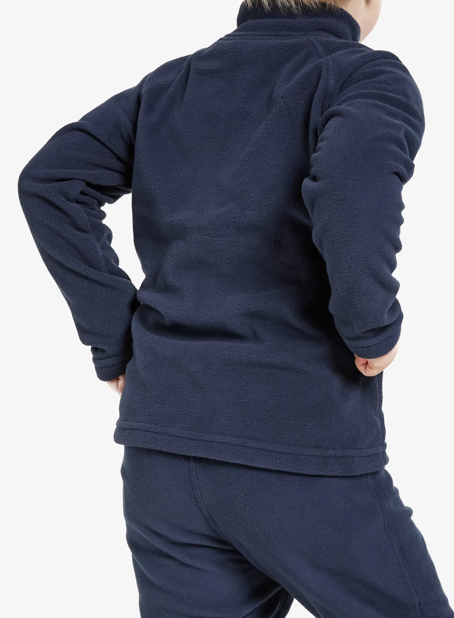 Longsleeve Kinder Didriksons Monte Full Zip - navy