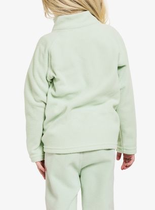 Longsleeve Kinder Didriksons Monte Full Zip - pale mint