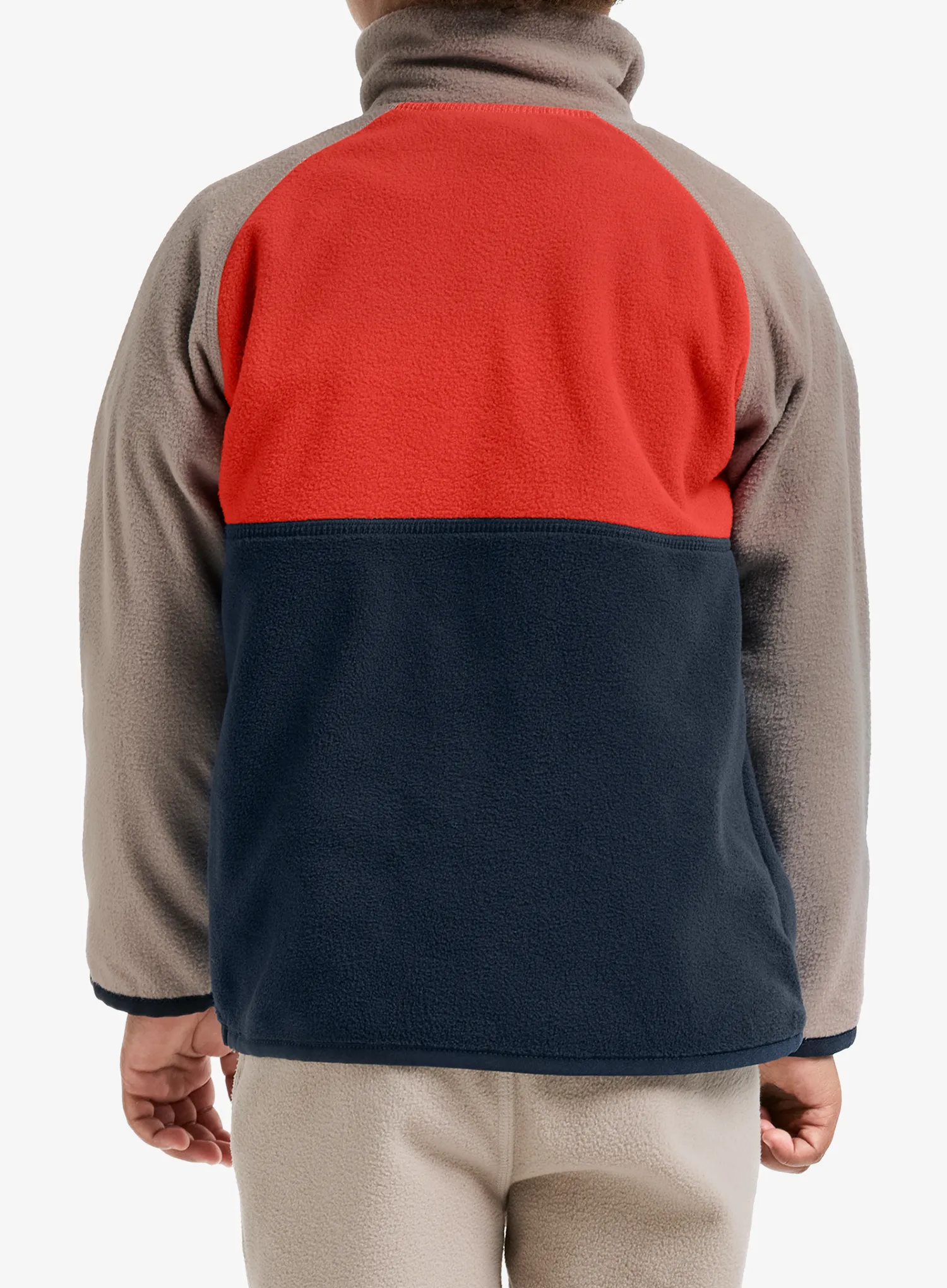 Longsleeve Kinder Didriksons Monte Half BU 5 - paprika
